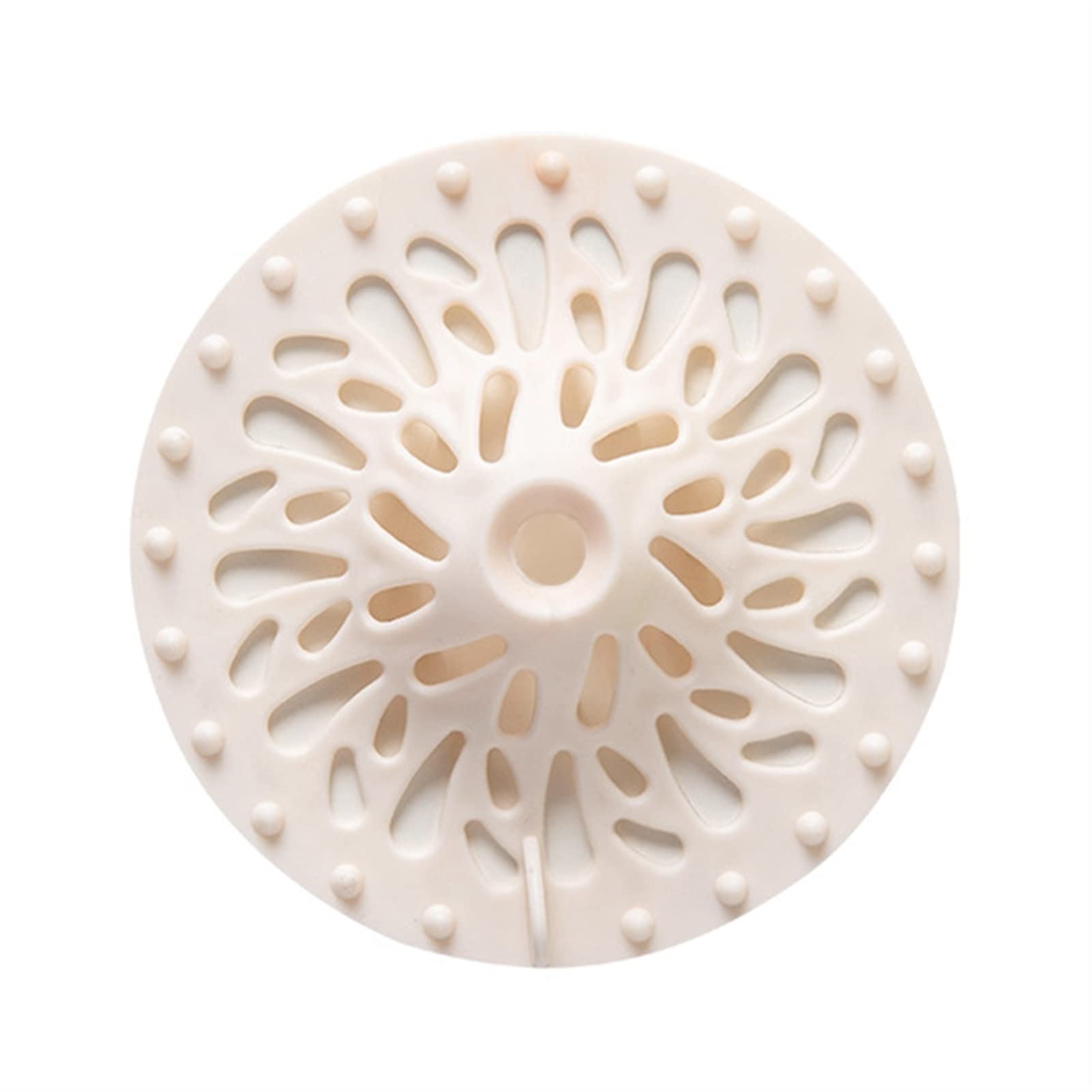 **DIGUCFH Anti-Clog Hair Catcher - Shower Drain Cover & Sink Strainer for Bathroom & Kitchen - White (1-Pack) - Prevents Blockages & Keeps Pipes Clean - Ideal for Showers, Sinks, and Bathtubs**