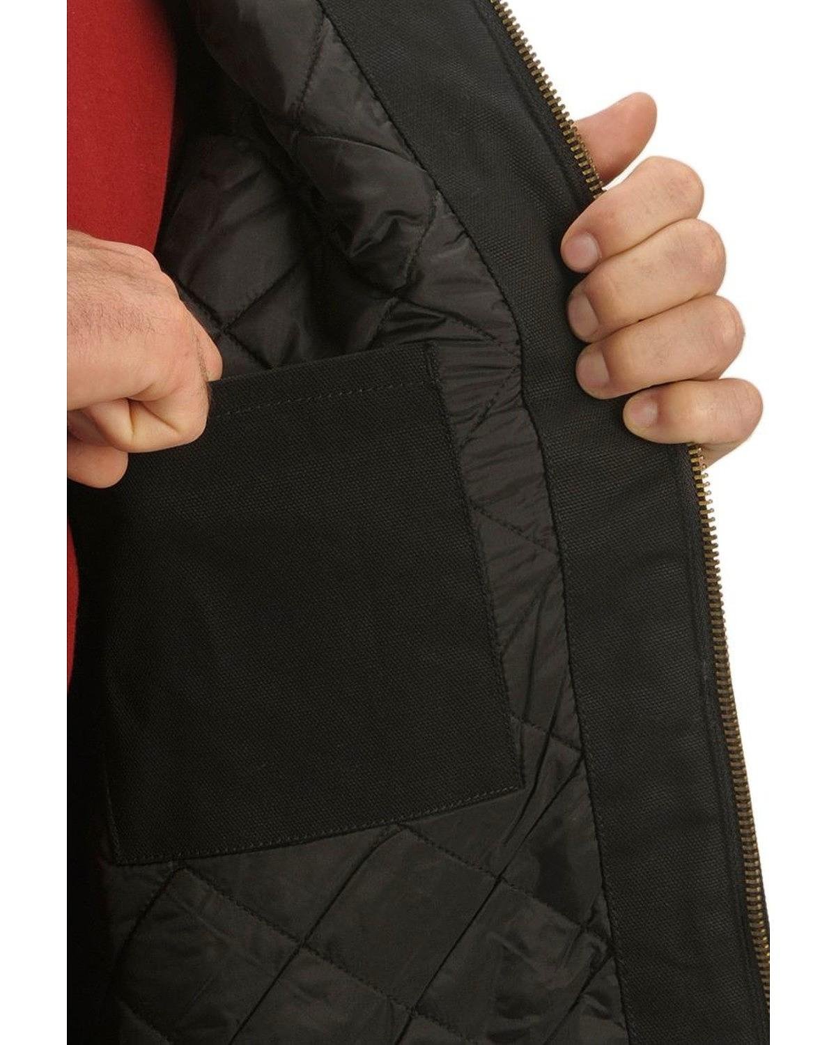 Dickies Men's Hooded Duck Jacket Big and Tall - Water-Resistant Work Jacket for Outdoor & Construction - Durable Cotton Canvas Coat for Cold Weather Workwear
