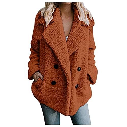 Women's Halloween Costume Hoodie - Casual Solid Color Loose Fit Lapel Button Jacket Coat Blouse Top for Party, Cosplay & Everyday Wear