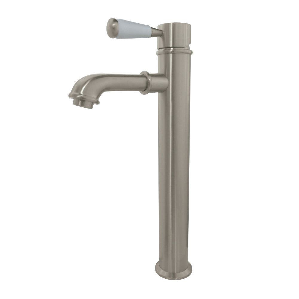 Modern Paris Single Handle Vessel Sink Faucet - Brushed Nickel Bathroom Sink Faucet for Vanity, Powder Room & Luxury Washbasin - Perfect for Contemporary Home Decor & Spa-Style Bathrooms