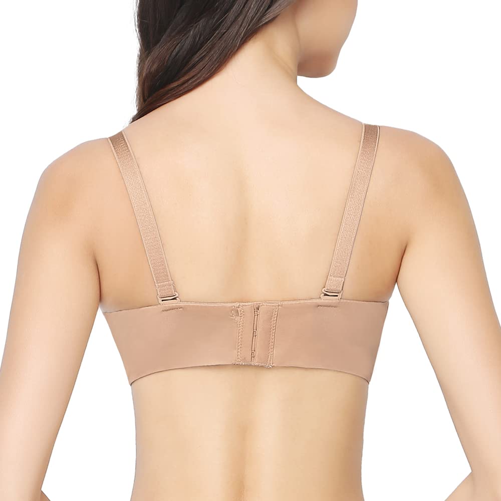 FallSweet Women's Push Up Padded Unlined Two Cup Bras - Comfortable Lift & Support for Everyday Wear, Date Night & Special Occasions