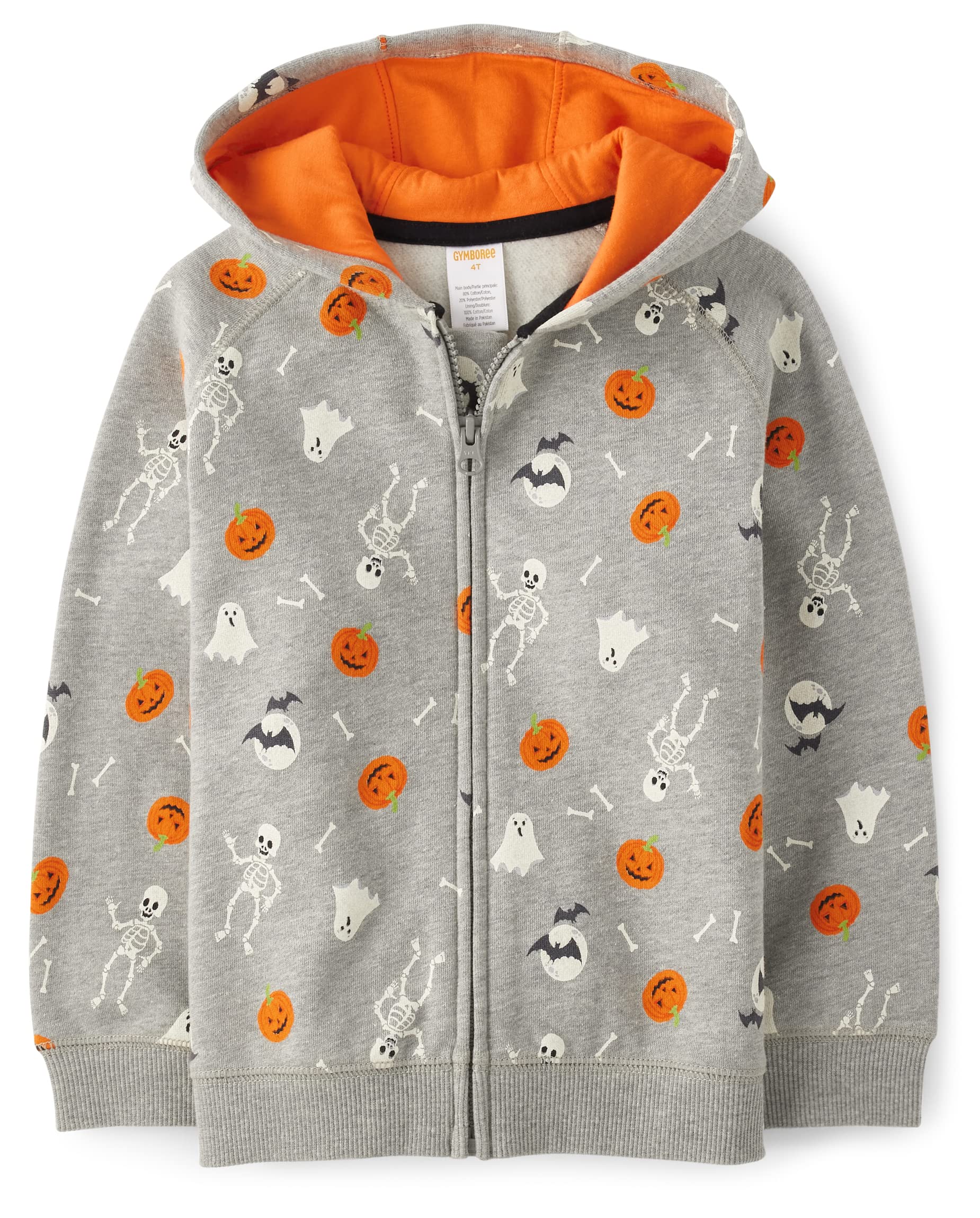 Gymboree Boys & Toddler Long Sleeve Zip-Up Hoodie Sweatshirt - Soft & Comfortable Pullover for Playdates & Outdoor Activities
