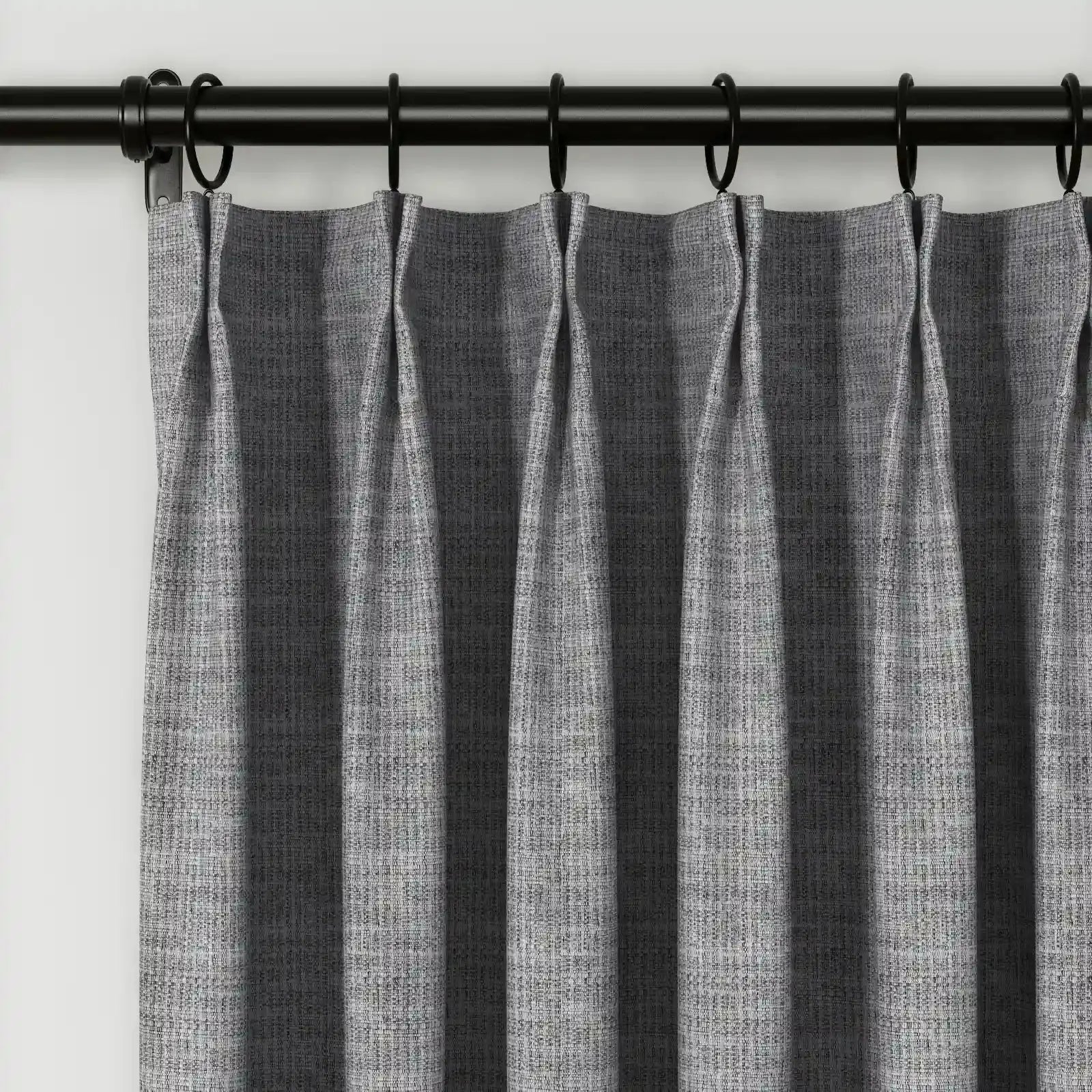 Lydia Plants Jacquard Curtain Pleated - Elegant Floral Print Blackout Drapes for Living Room, Bedroom & Nursery - Home Decor Window Treatments for Privacy & Light Control