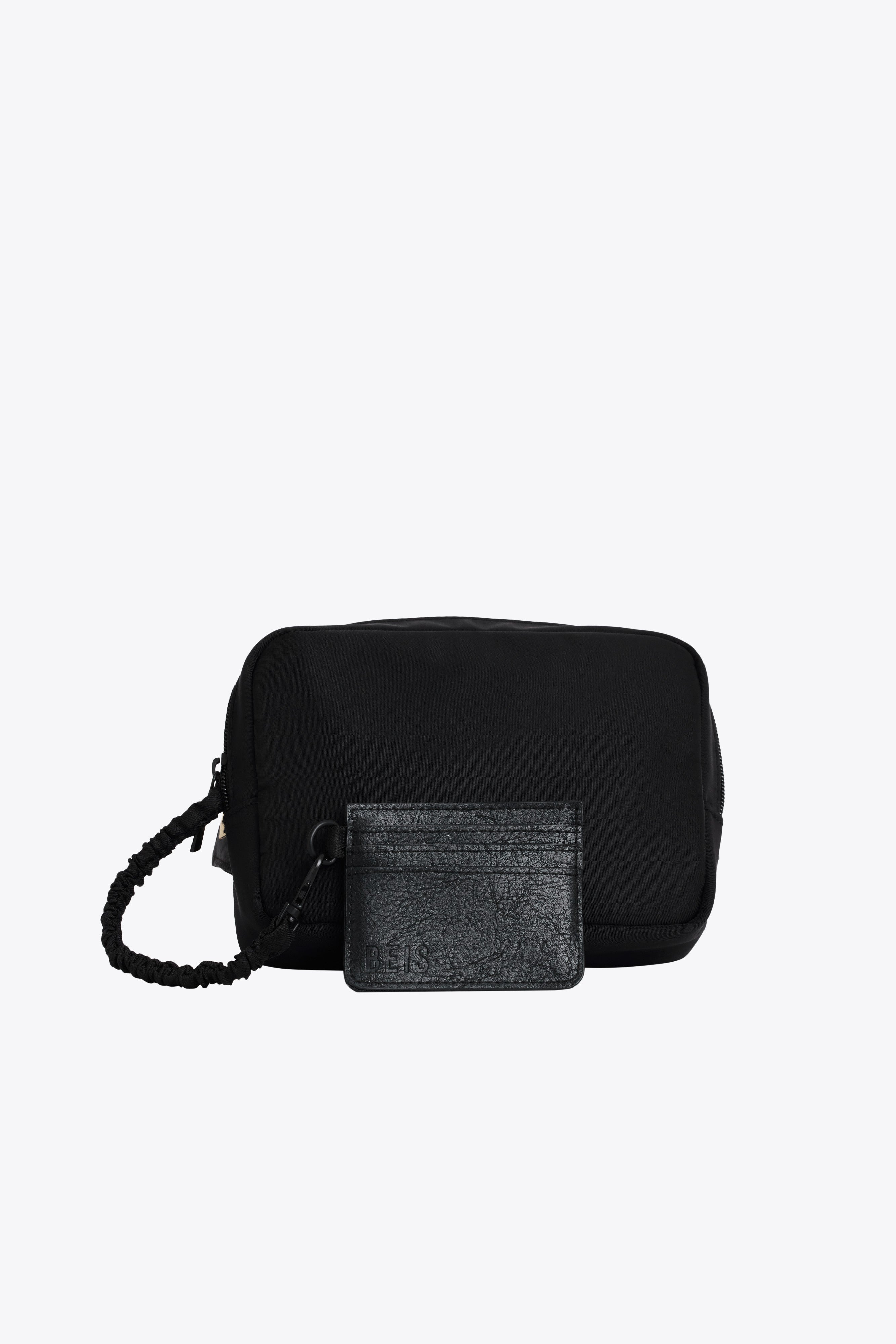 Black Belt Bag - Stylish & Comfortable Waist Pack for Running, Travel & Everyday Use