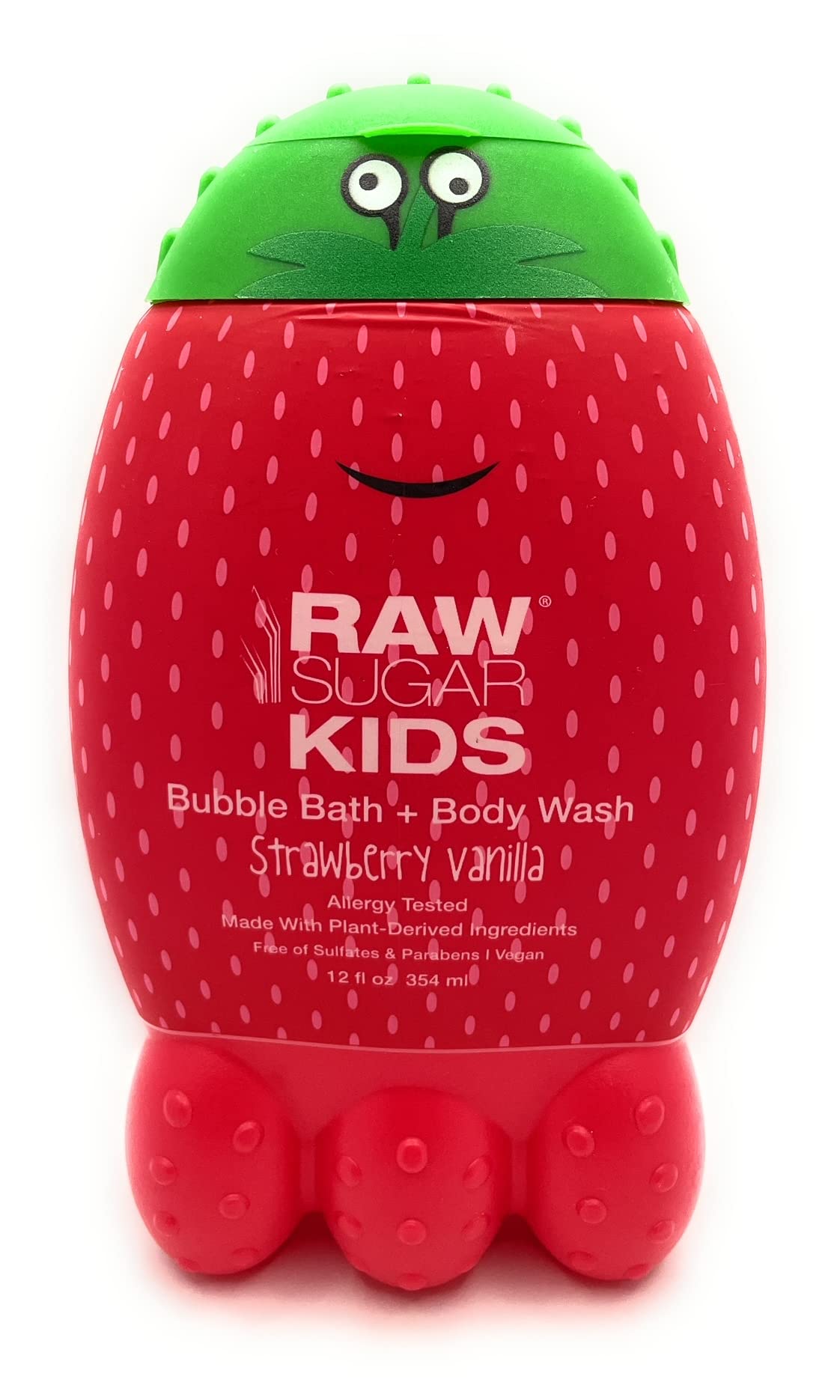 Kids Bath & Body Wash - Strawberry Vanilla & Super Berry Cherry Scent - 12 oz Each - Gentle Foaming Wash for Toddlers & Children - Perfect for Daily Bath Time & Sensitive Skin Care
