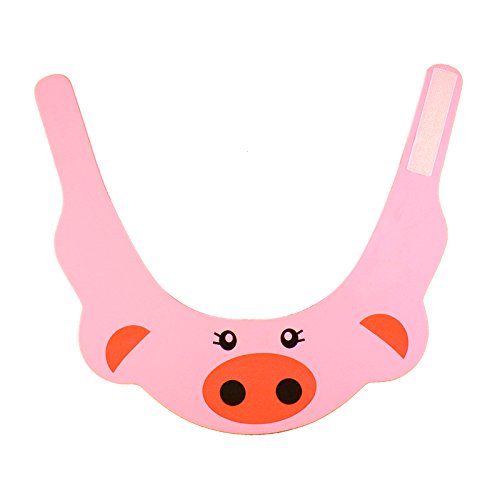 Futaba Baby Shower Bath Protect Soft Cap - Pink Waterproof Infant Bathing Hat for Newborn Toddler | Perfect for Bath Time, Swimming & Photo Shoots