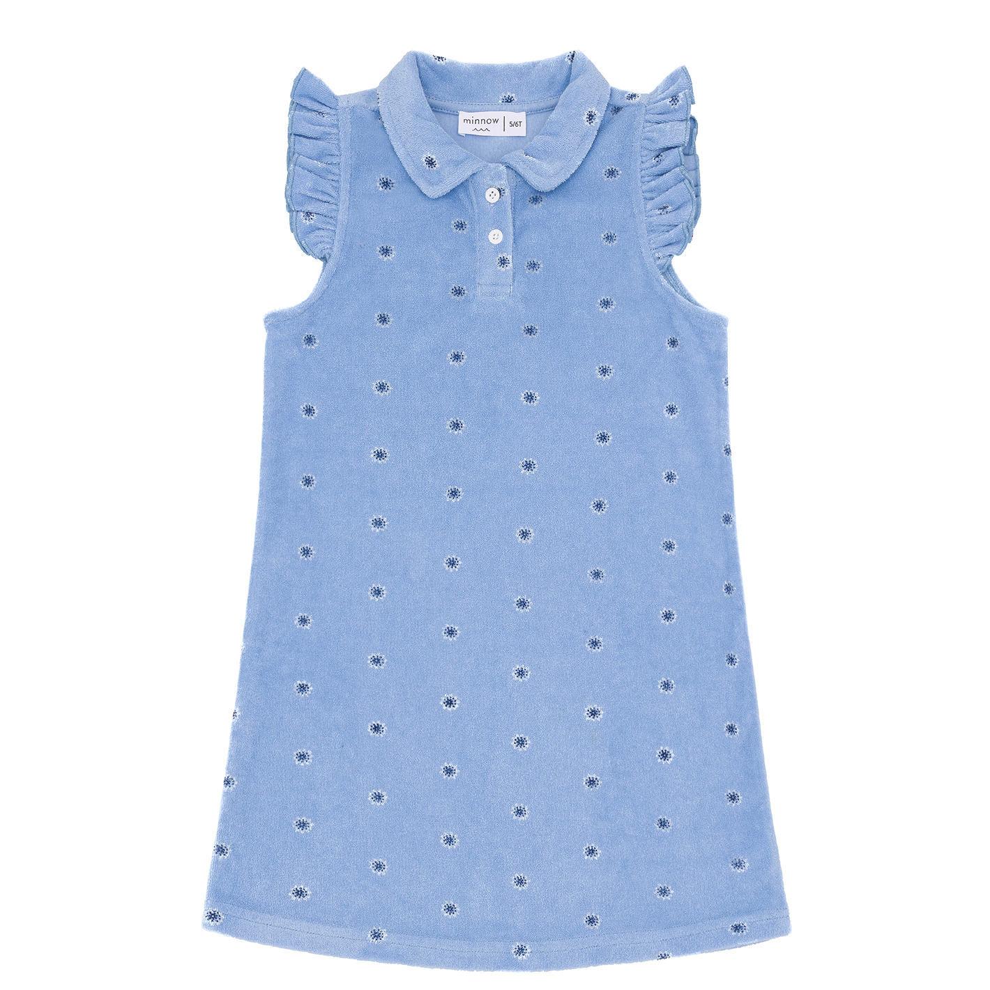 Girls Gibbs Hill Floral French Terry Dress - Soft & Comfortable Casual Wear for Playdates, School, and Family Outings