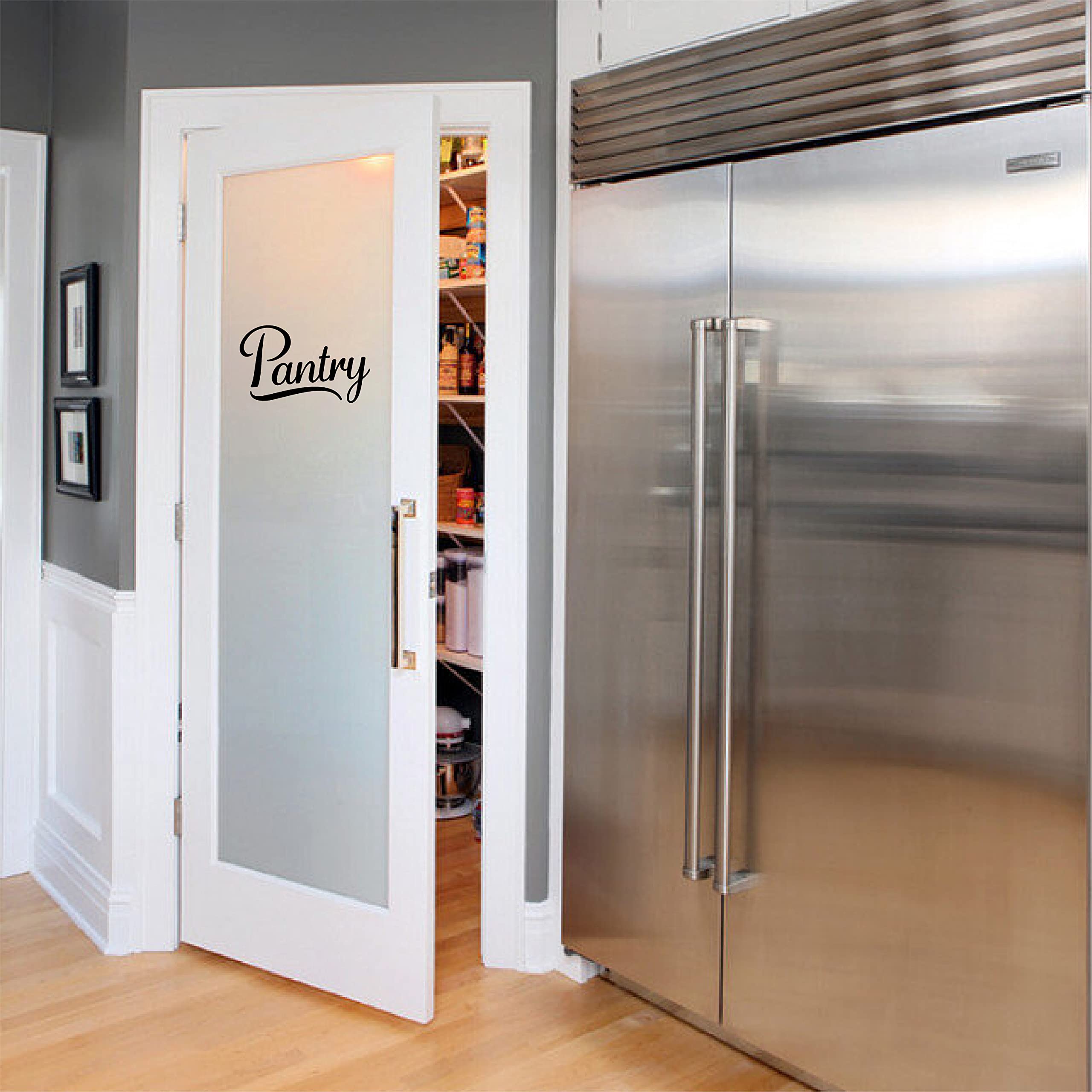 MAZ DISTRIBUTIONS – Pantry Sticker – Vinyl Decal for Refrigerators & Store Doors – Removable Waterproof Sticker for Indoor & Outdoor Use – Perfect for Office, Canteen & Home Organization