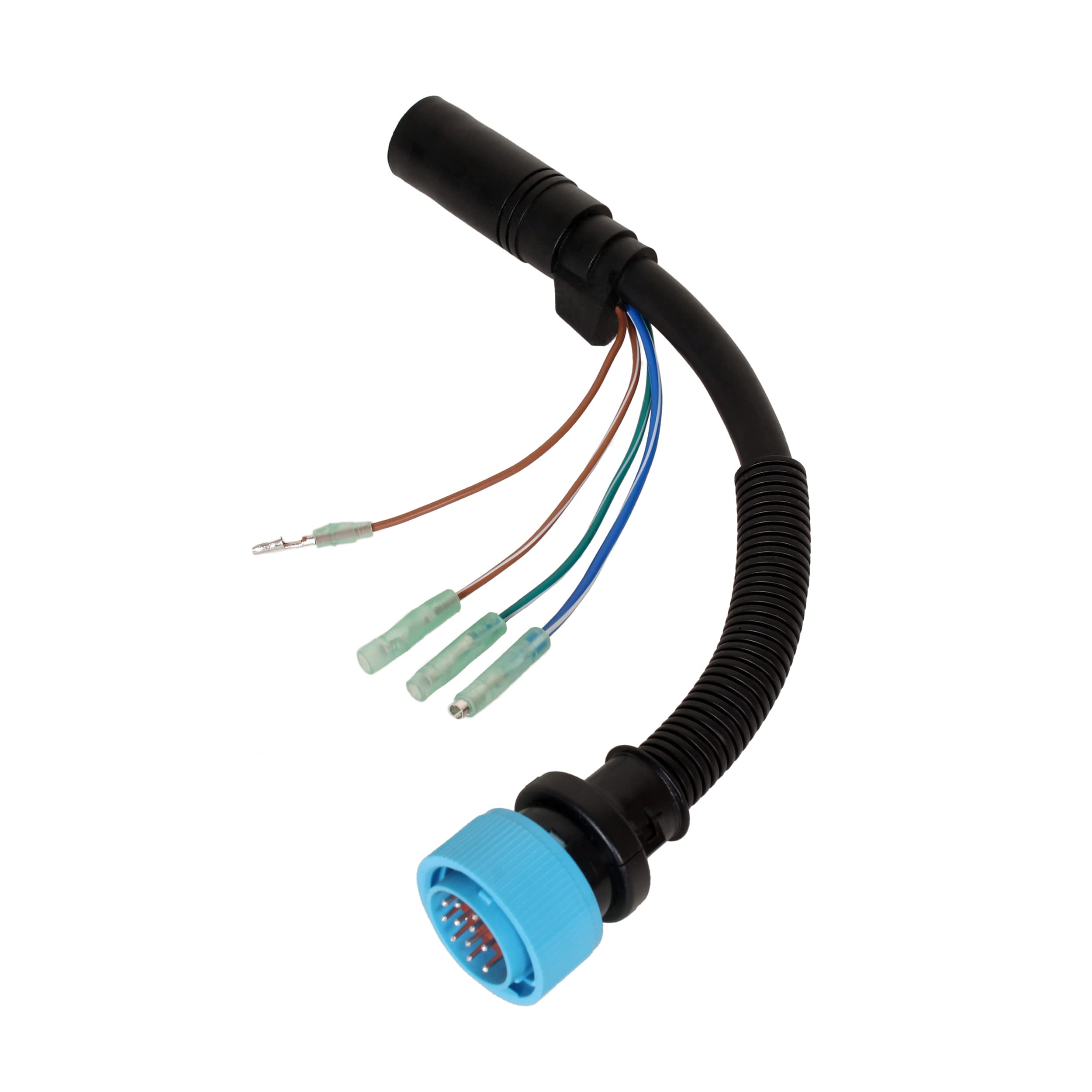 **Boat Motor Ignition Wire Adapter Harness Assembly 84-896542T01 for Mercury Mariner Quicksilver Mercruiser Outboard Engine Remote Control Box - 8 Pin to 14 Pin, 1ft (0.31m) - Perfect for Marine Engine Repairs & Upgrades**