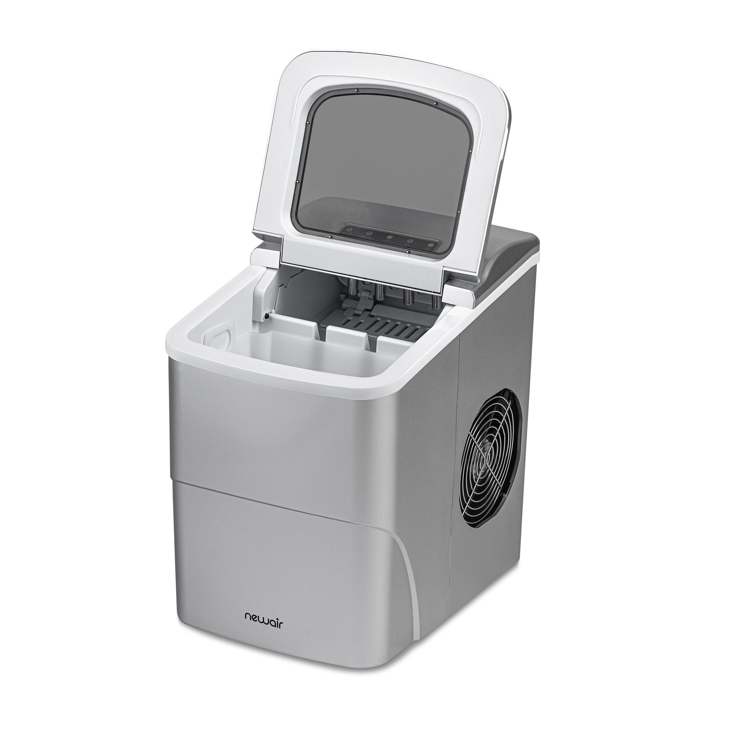 Newair® Countertop Ice Maker - 26 lbs/Day, Bullet Ice Machine, Matte Black Finish for Home, Office, or Outdoor Use