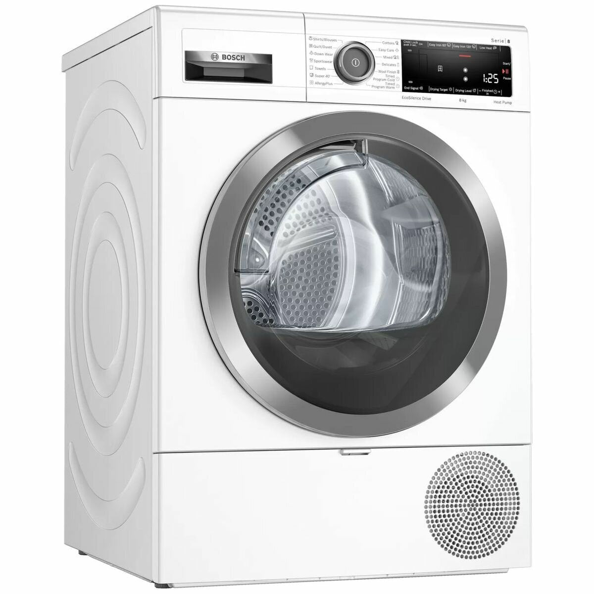 Bosch Series 8 8kg Heat Pump Dryer WTX88M20AU - Energy Efficient Laundry Solution for Home & Apartment Use