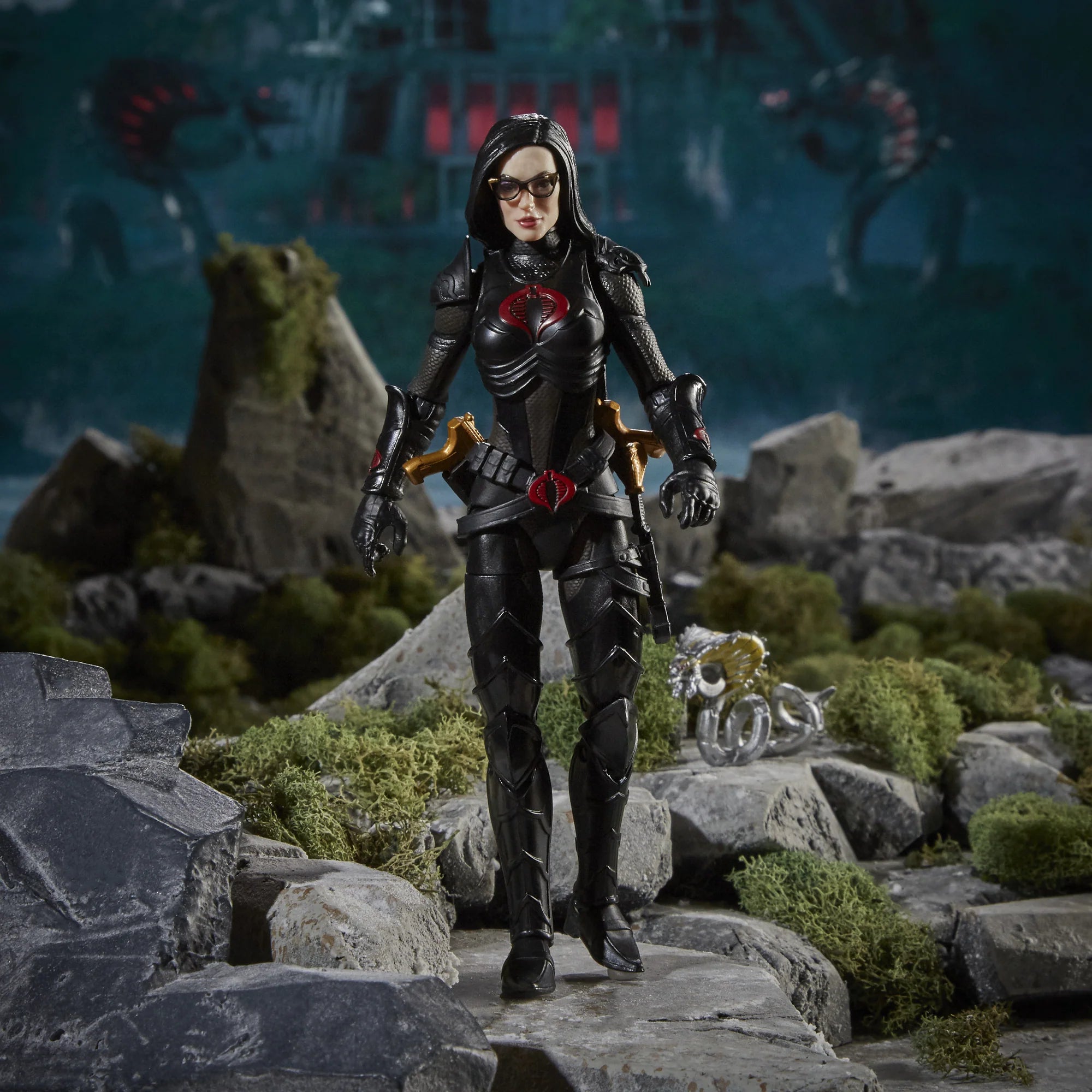 G.I. Joe Classified Series Baroness Action Figure with C.O.I.L. Motorcycle - Collectible 6-Inch Scale Toy for Display & Play - Perfect for Fans & Collectors