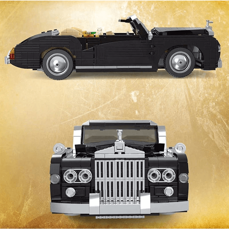 MOULD KING 10006 1964 Rolls Royce Silver Cloud Building Blocks Set - 1,096 Pieces DIY Model Kit for Adults, Collectors & Car Enthusiasts | Perfect for Home Display, Office Decor & Gift Giving