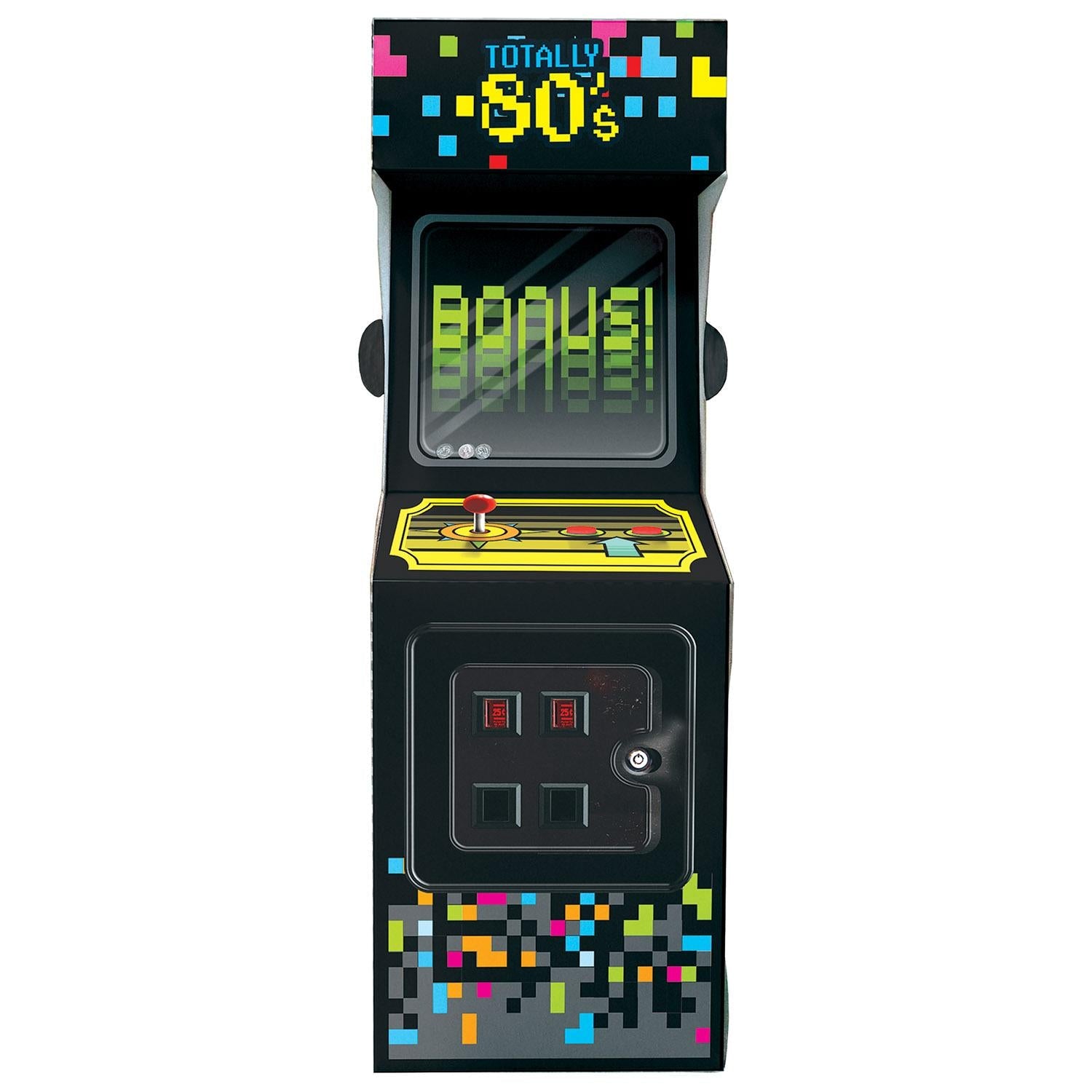 12 Pack Beistle 3D Arcade Video Game Party Decorations - Perfect for Birthday Parties, Game Nights & Themed Events