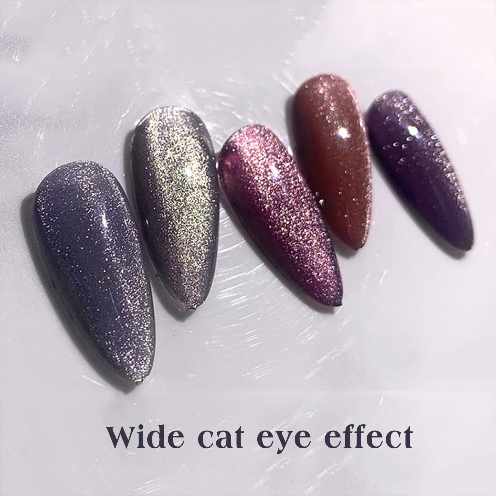 Professional Nail Brush Holder for Nail Tech | Gorgeous Highlighter Powder with Quicksand & Cat Eye Effects | Wide Cat Eye Design for Various Nail Styles | Water Transfer Nail Tattoos | Perfect for Salon, Home Manicure & Nail Art Enthusiasts