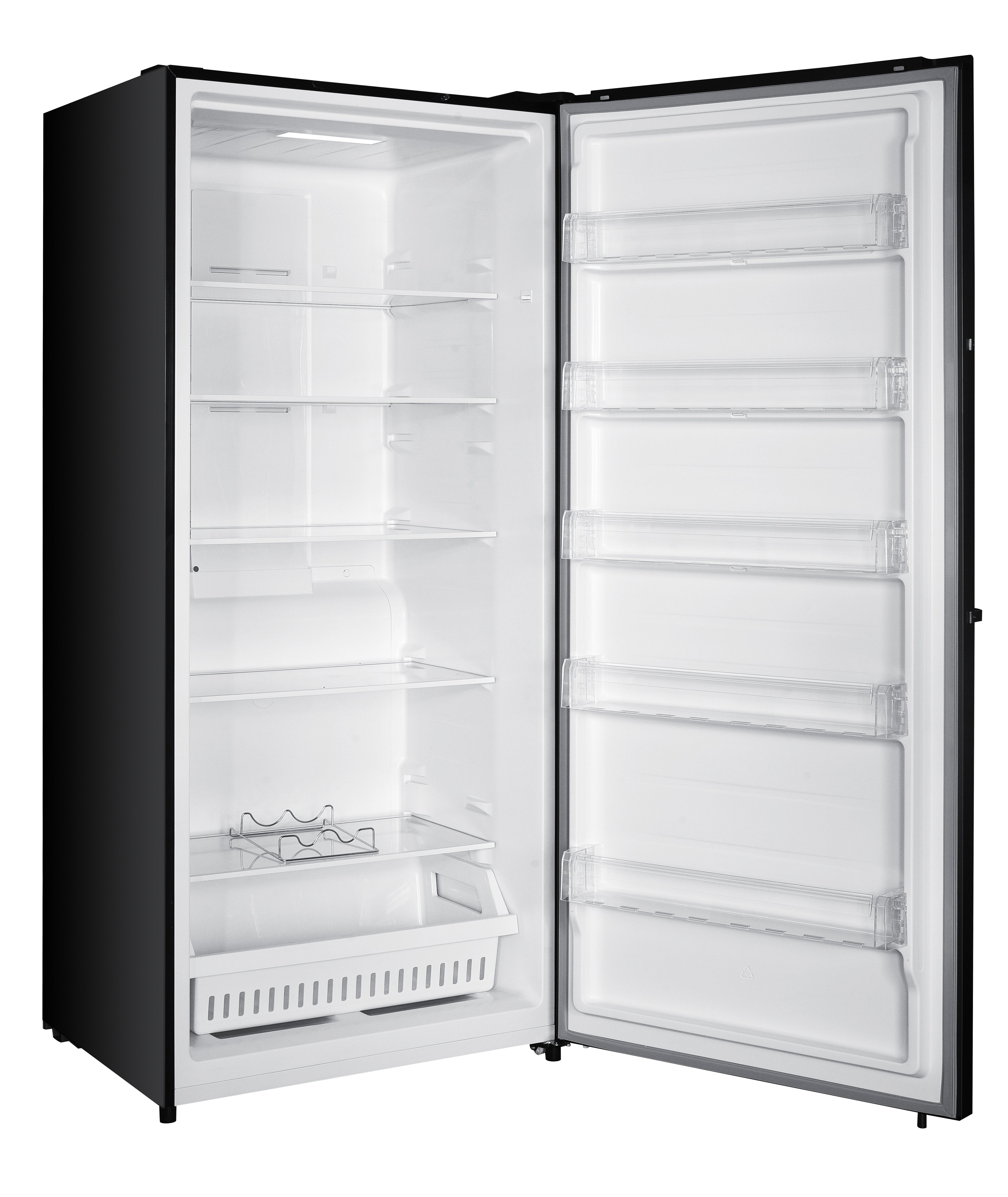 Marathon 21.2 cu.ft. Black Steel Commercial Refrigerator Freezer - Energy Efficient MFF212BLS Model for Restaurants, Grocery Stores & Home Use