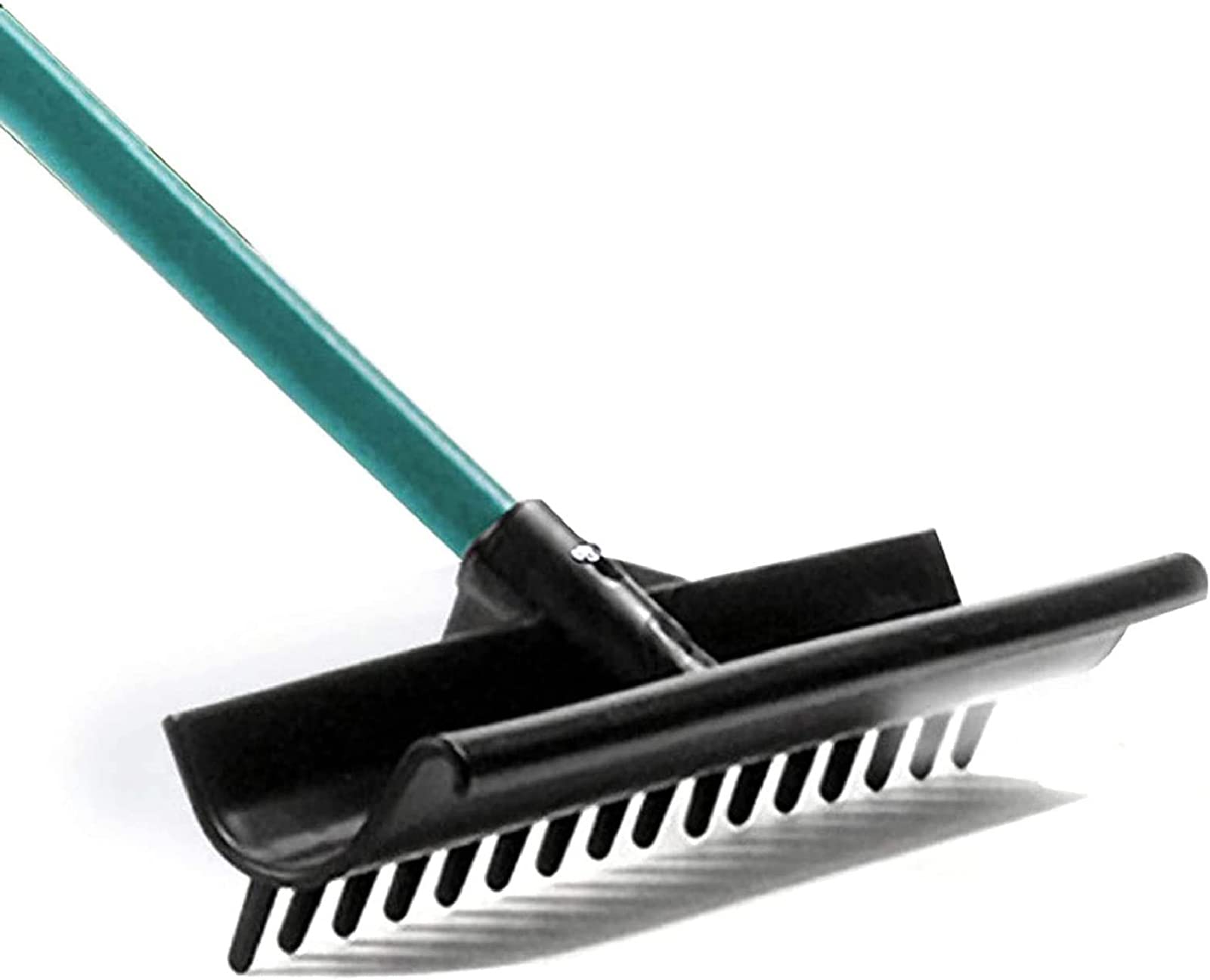 15-Inch Golf Bunker Rake with Aluminum Handle - Lightweight Sand Trap Rake for Golf Bags, Driving Ranges & Courses - Perfect for Golf, Beach, Lawn & Lake Maintenance