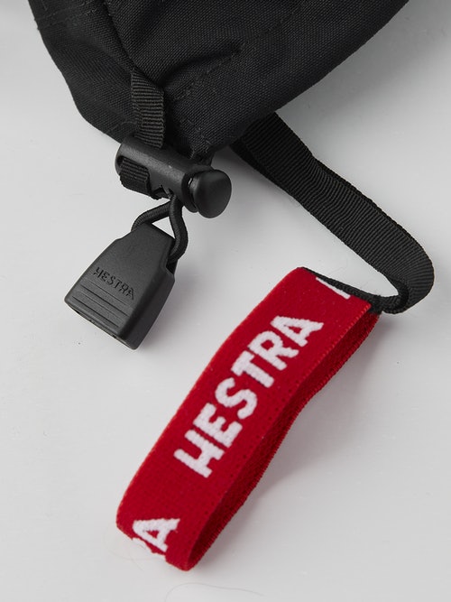 Hestra Army Leather Heli Kids Ski Gloves - Black (30560 100) | Warm & Durable Winter Gloves for Kids | Perfect for Skiing, Snowboarding & Outdoor Winter Activities