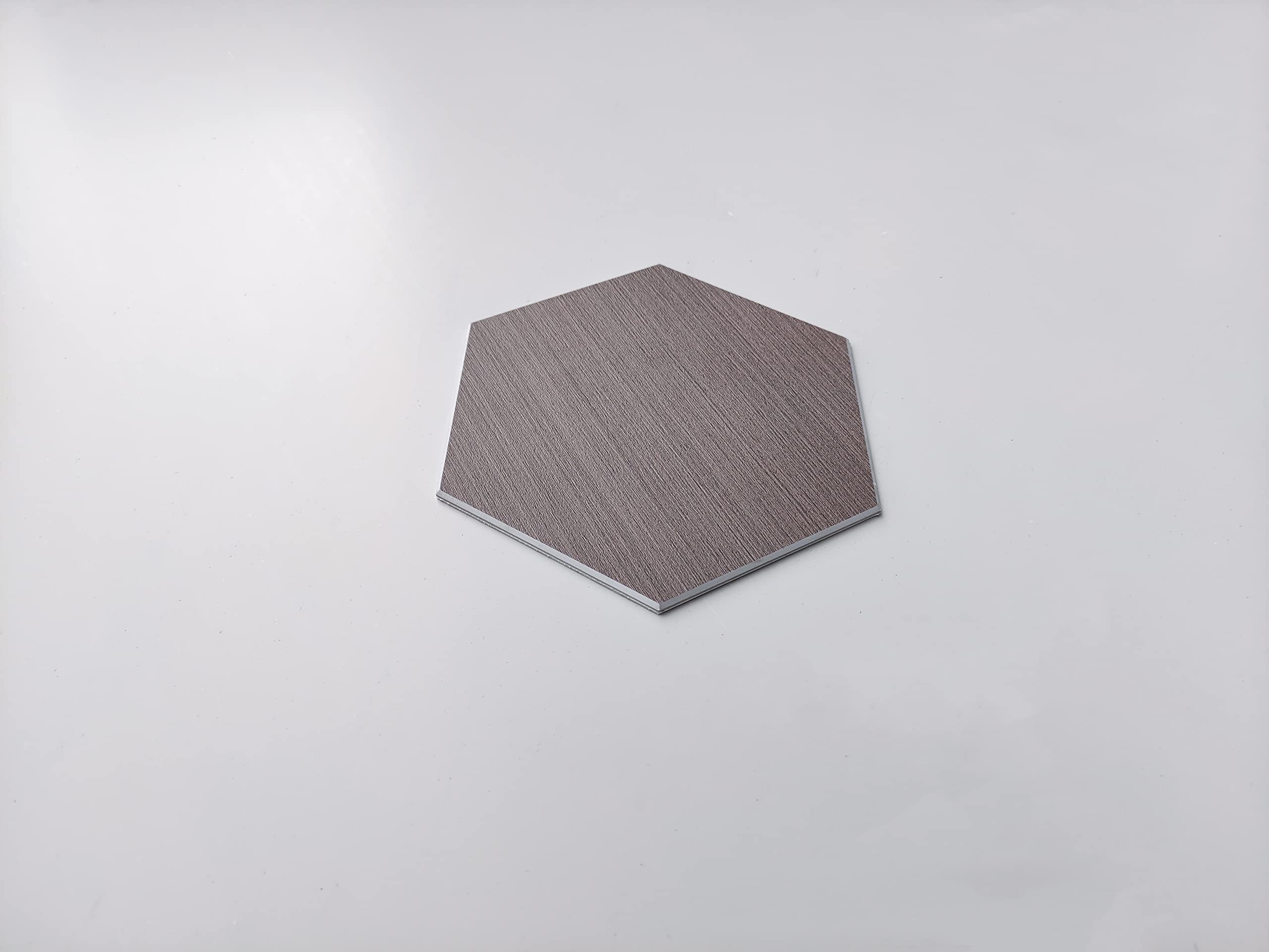 Hexagon Wood Grain Peel & Stick Tiles - Easy DIY Backsplash for Kitchen & Bathroom