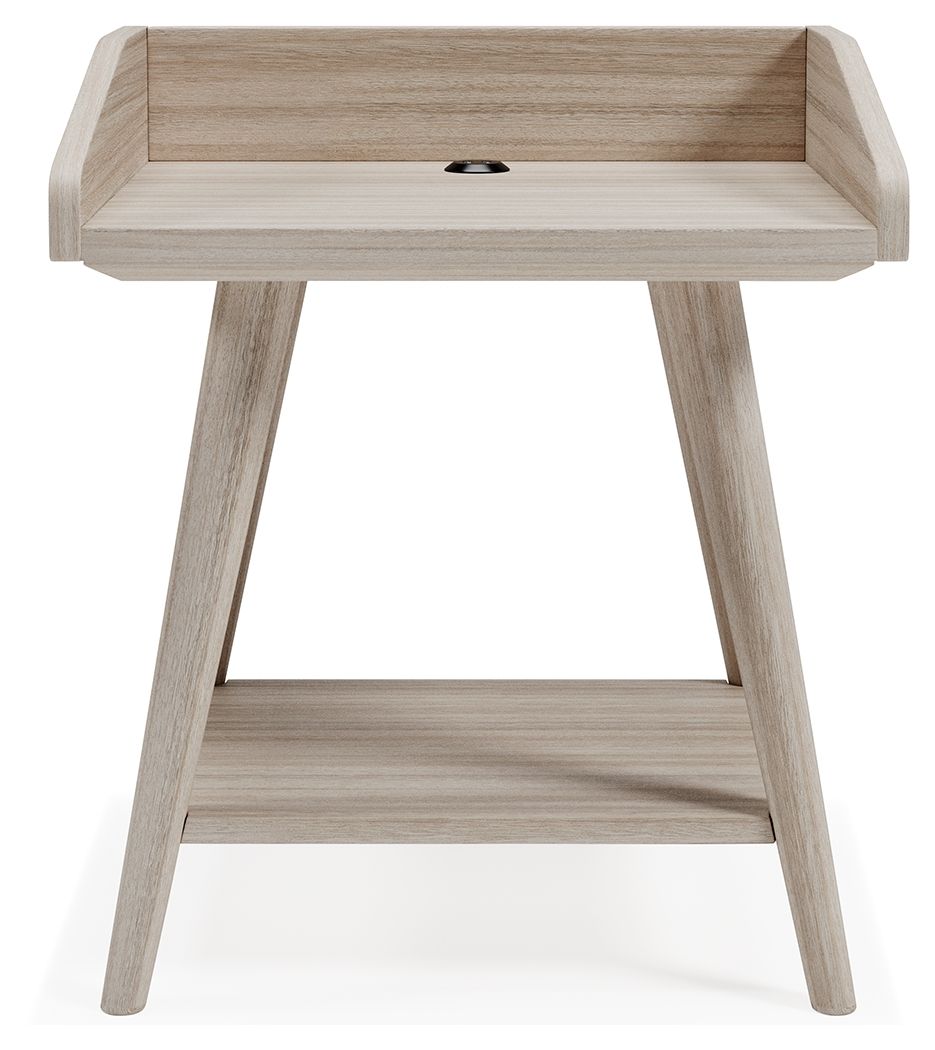 Blariden Modern Accent Table - Stylish Side Table for Living Room, Bedroom & Office - Small End Table with Sturdy Metal Base - Perfect for Home Decor & Coffee Table Use
