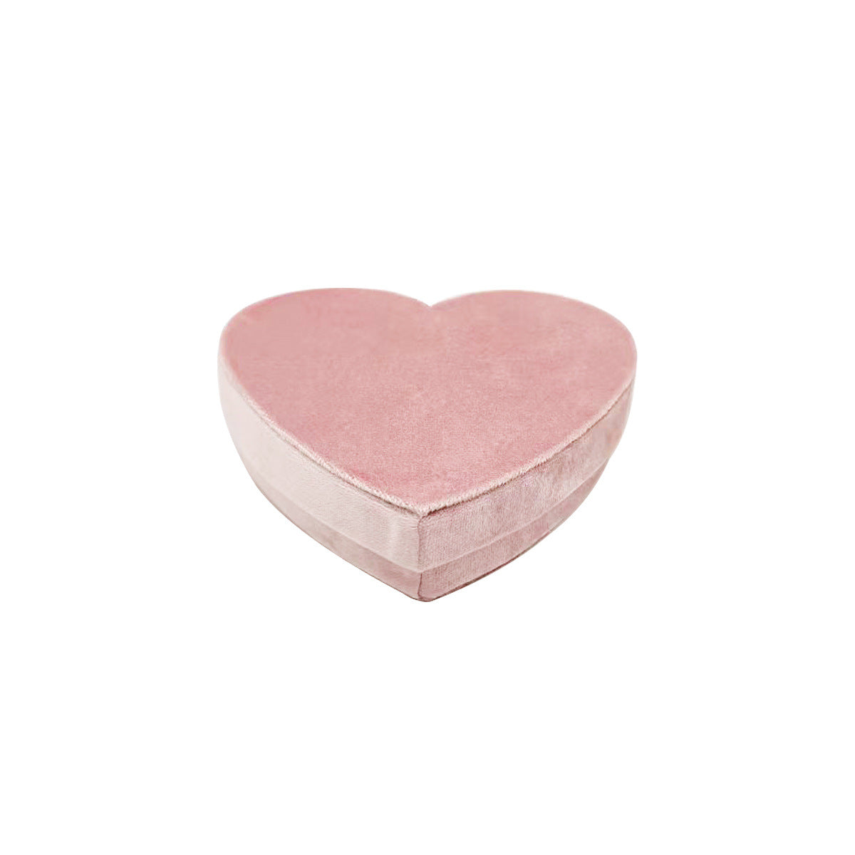 Velvet Heart-Shaped Jewelry Box for Rings, Necklaces & Earrings - Perfect for Valentine's Day Gifts, Wedding Proposals & Romantic Surprises