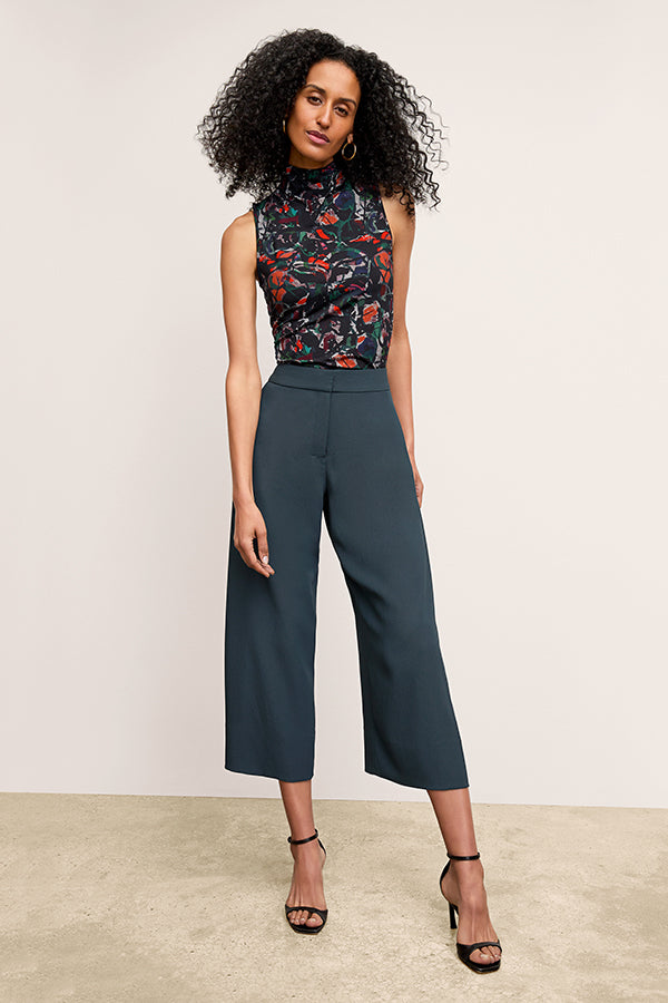 Eco-Friendly Heavy Soft Wave Culottes - Comfortable and Stylish Women's Pants for Casual Wear, Office, and Beach Outings