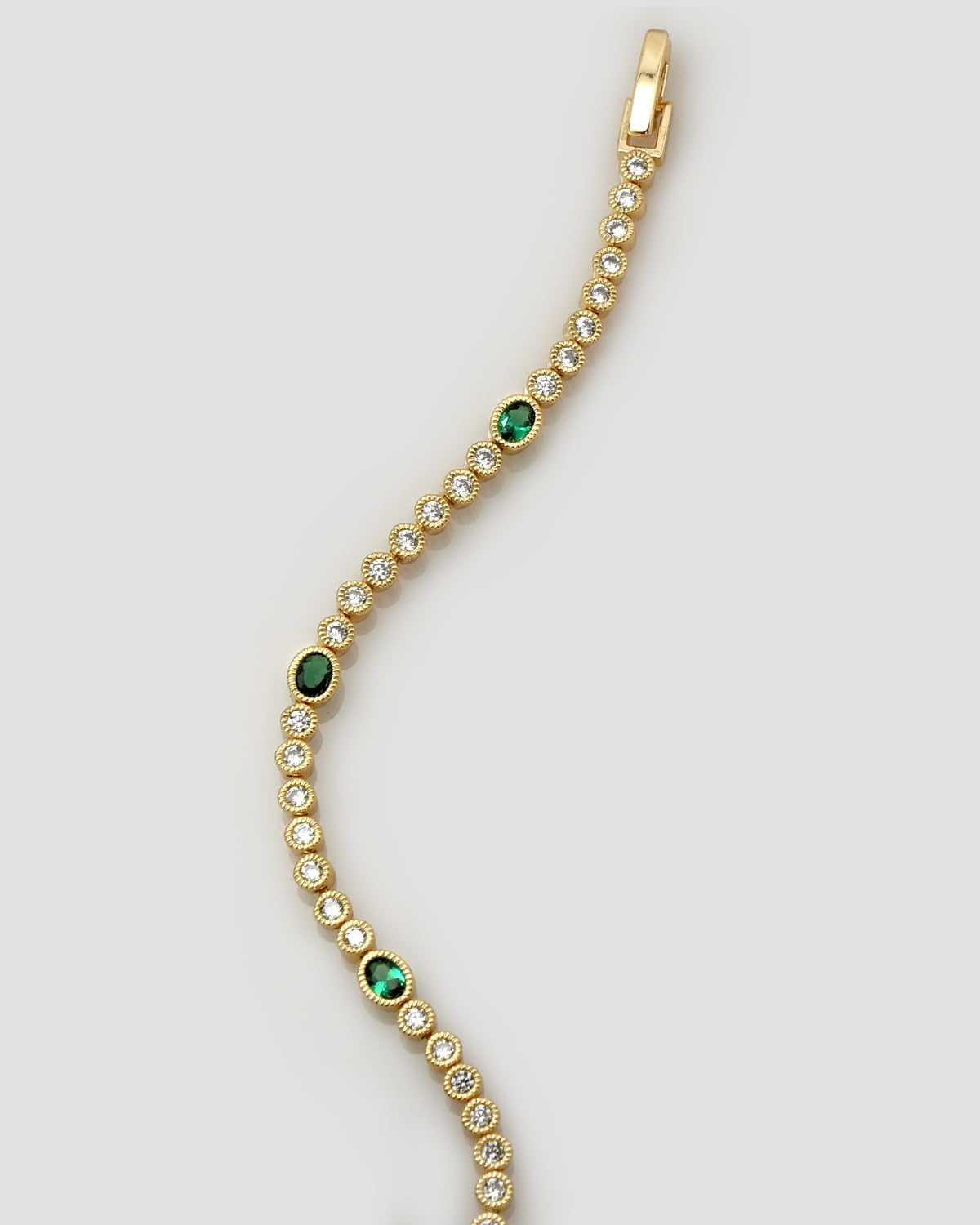 3mm Cubic Zirconia Tennis Bracelet for Women - 7 Inch Gold Plated Jewelry - Perfect for Weddings, Parties & Everyday Elegance