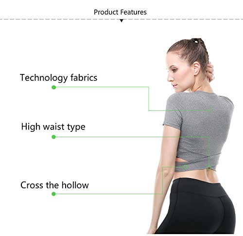 Fancy Women's Yoga Shirt - Breathable Sports Crop Top for Fitness, Gym & Workout | Perfect for Yoga, Pilates & Running