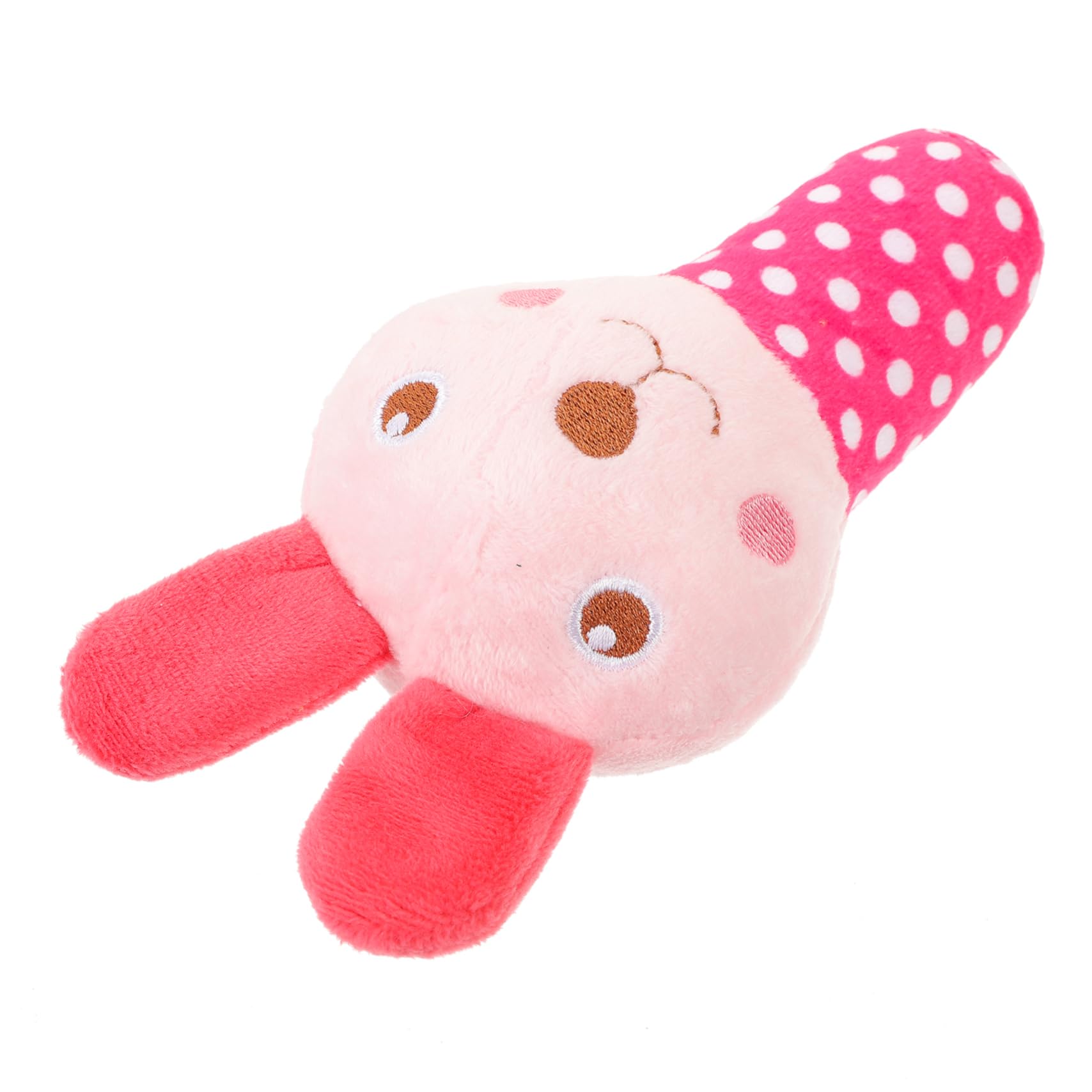 Balacoo Squeaky Plush Dog Toys - Bunny Chew Toys for Puppies, Teething & Grinding, Soft Thorn Ball for Small Dogs - Perfect for Playtime, Training & Dental Health