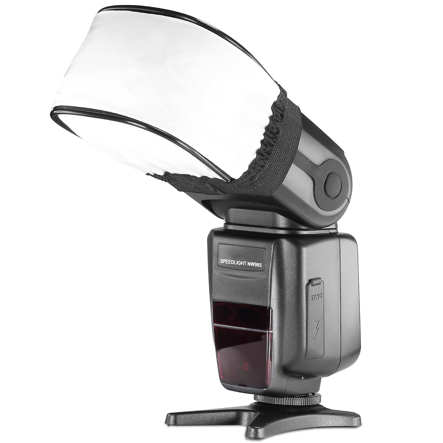 NEEWER Universal Soft Mini Flash Bounce Diffuser Cap for DSLR Camera - Perfect for Portrait, Wedding & Event Photography