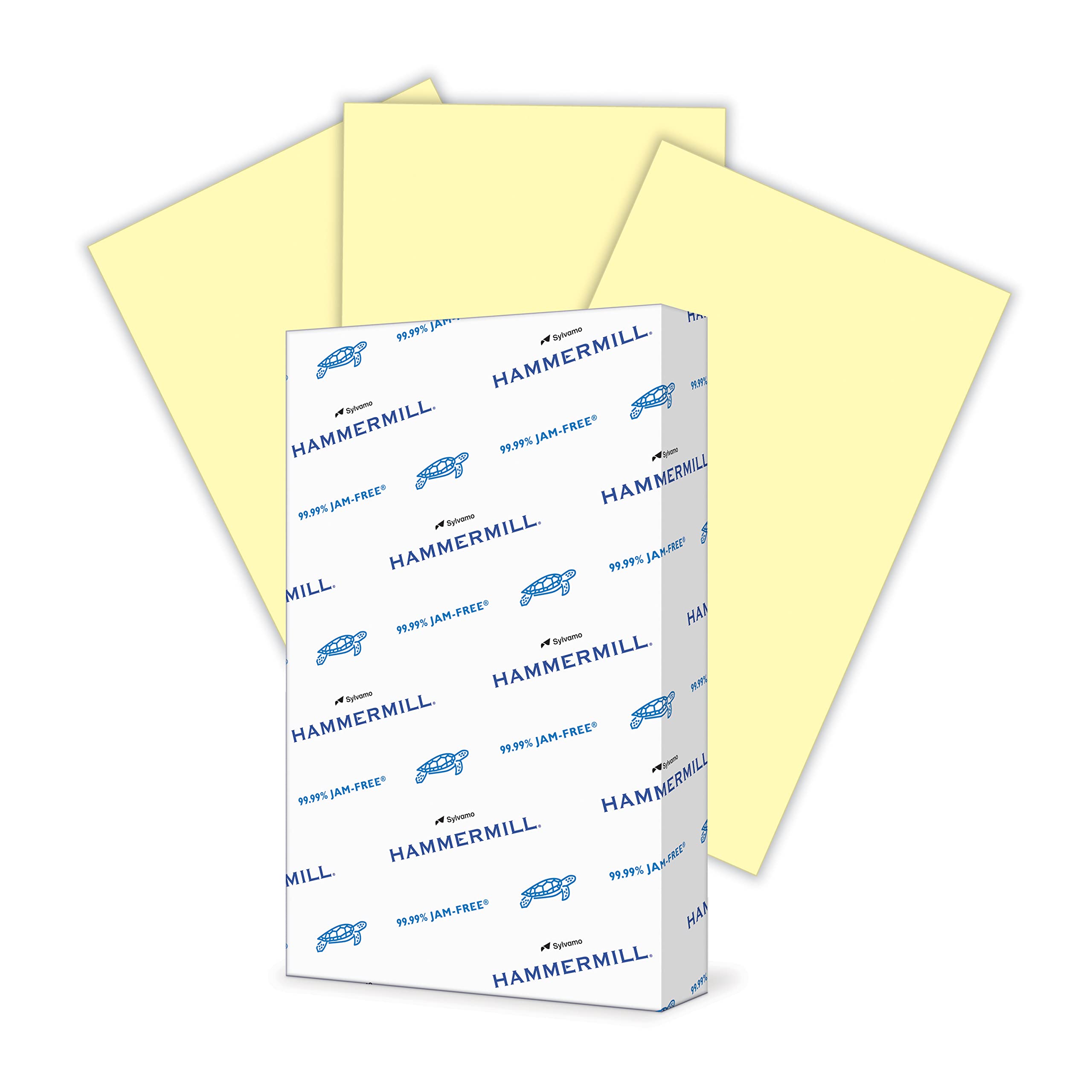 Hammermill 20 lb Canary Colored Printer Paper, 8.5 x 14 Inches - 500 Sheets/Ream, Pastel Paper for Flyers, Invitations & Craft Projects, Made in USA (103358R)