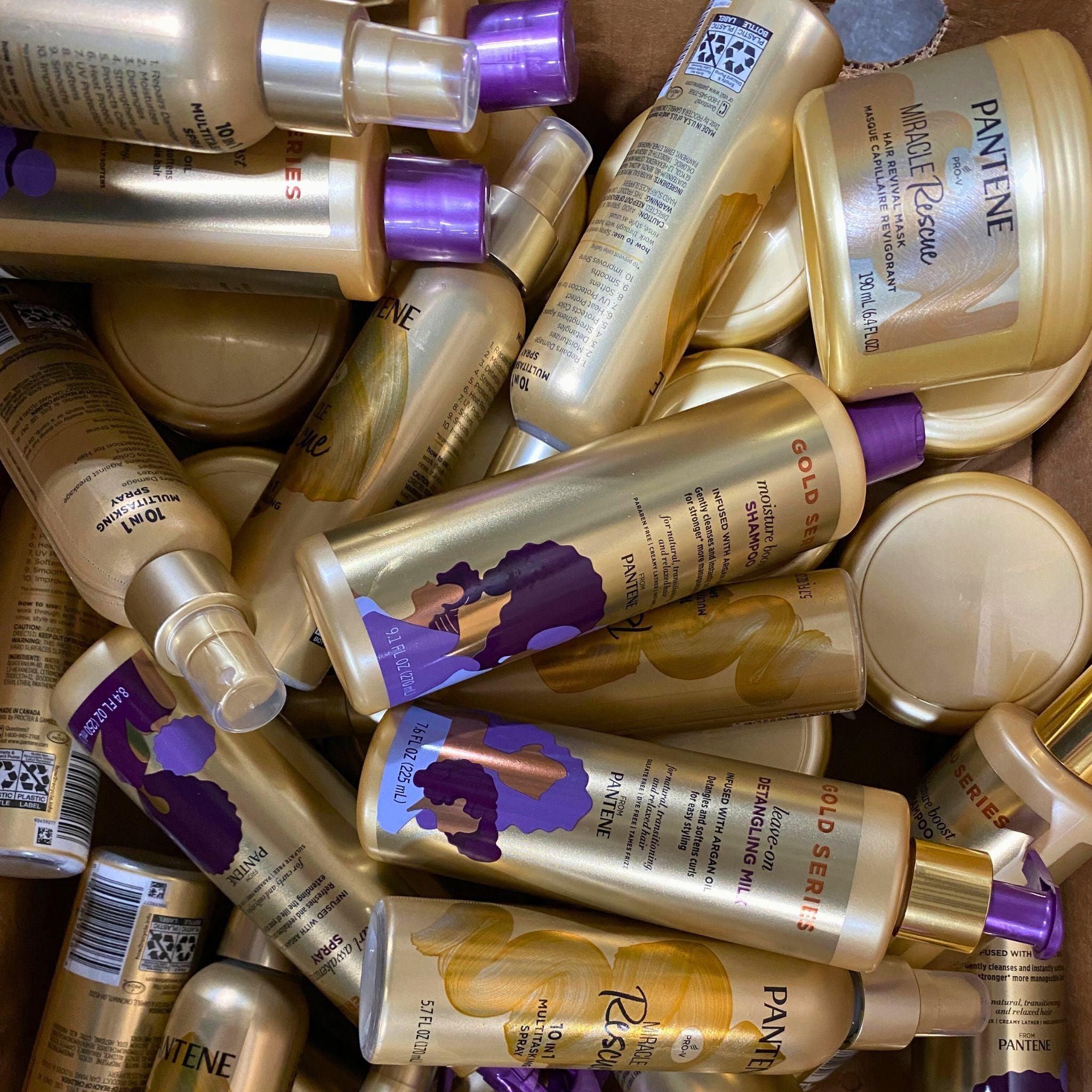 Pantene Gold Series Hair Care Kit - 44 Piece Set for Shiny, Healthy Hair | Perfect for Daily Use, Travel & Salon Styling