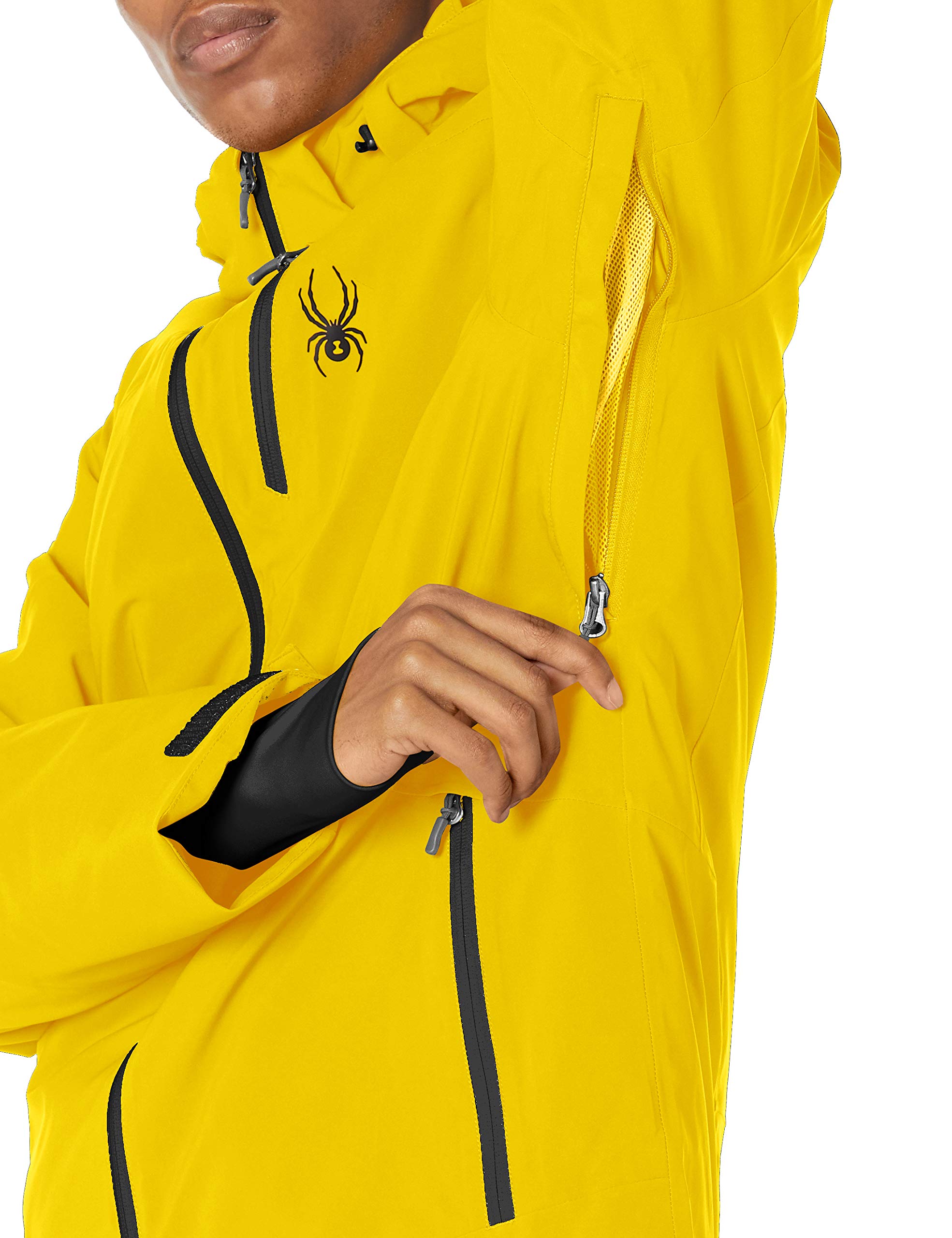 Spyder Men's Trigger GTX Waterproof Ski Jacket - Lightweight Insulated Winter Coat for Snowboarding & Outdoor Activities