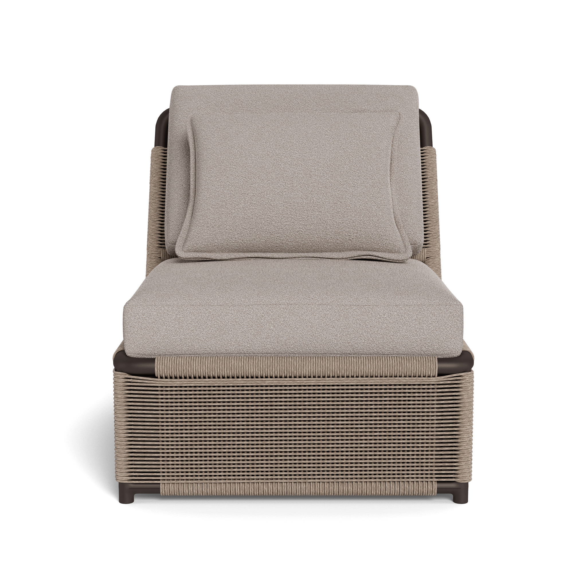 Comfortable Formentera Easy Chair - Modern Lounge Chair for Living Room, Bedroom, or Patio - Soft Fabric Upholstery with Sturdy Wooden Legs - Perfect for Relaxing, Reading, or Napping