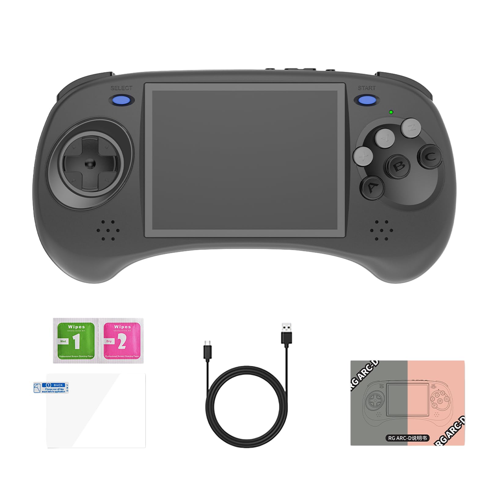 Retro Handheld Game Console - Portable Rechargeable Classic Video Game Player with Built-in Classic Games - Perfect Gift for Kids, Boys, and Friends - Ideal for Travel, Parties, and Family Entertainment