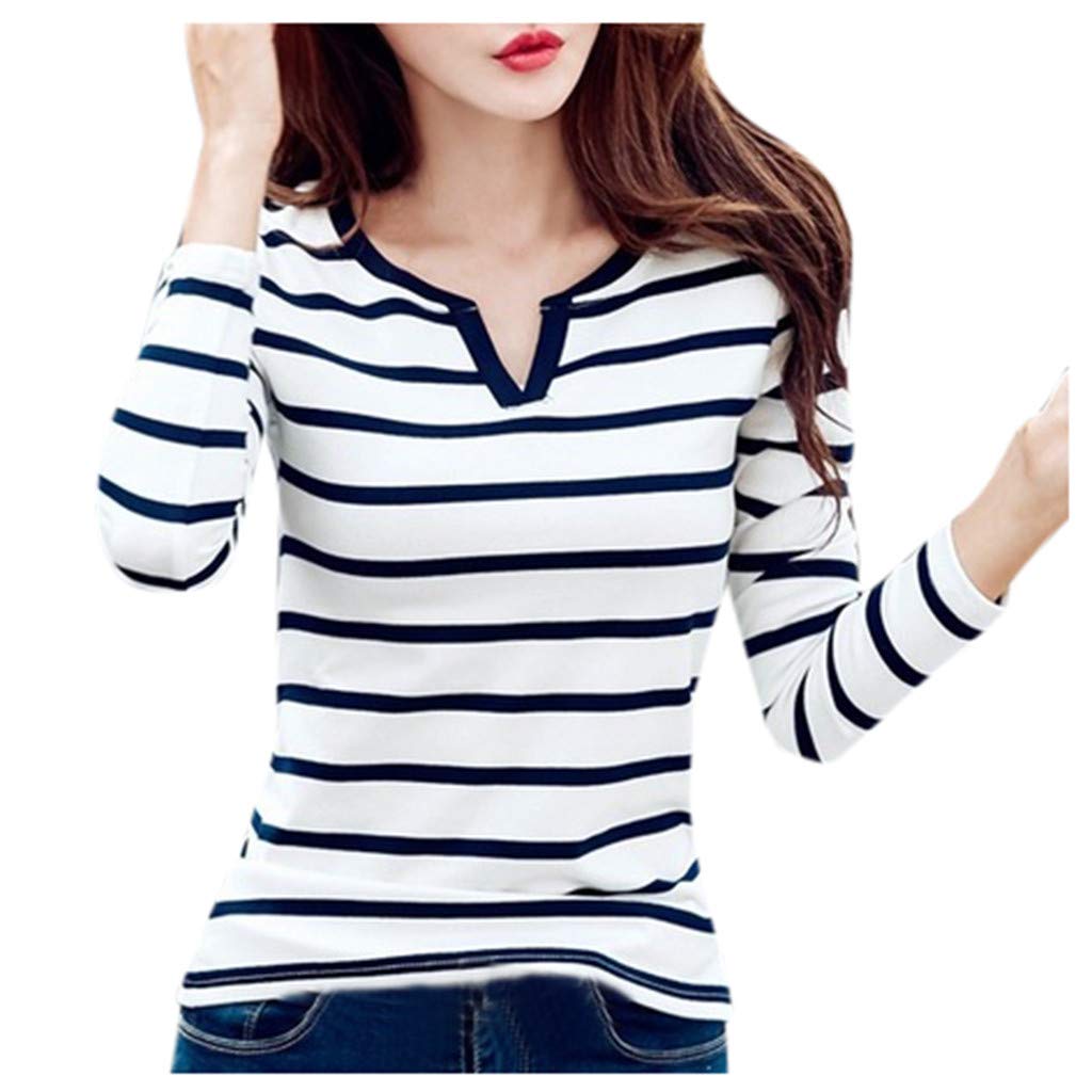 Women's Business Casual V-Neck Long Sleeve Tunic Top with Pattern Printing - Office Wear, Dressy Casual Blouse for Work & Everyday Outfits