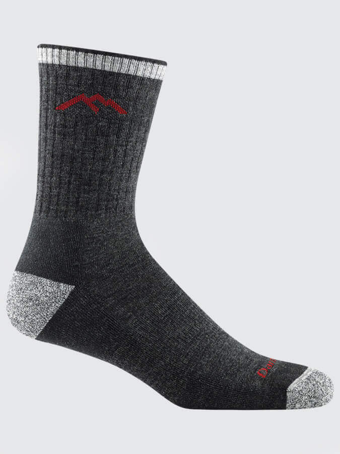 Darn Tough 1466 Hiker Micro Crew Cushion Socks for Men - Moisture-Wicking Hiking Socks for Outdoor Adventures & Daily Wear