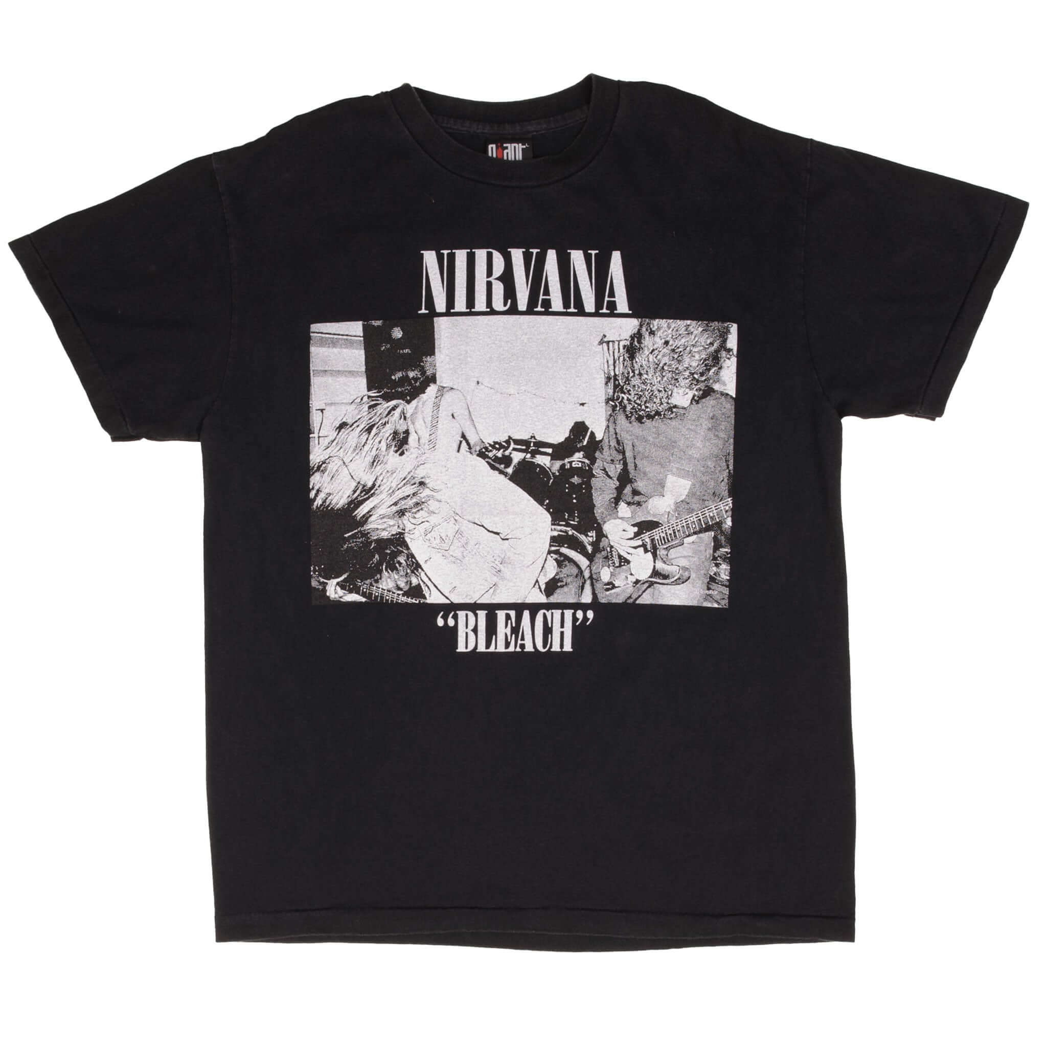 Vintage Nirvana Bleach Sub Pop T-Shirt XL - 100% Cotton Single Stitch Made in USA - Grunge Band Tee for Concerts & Casual Wear