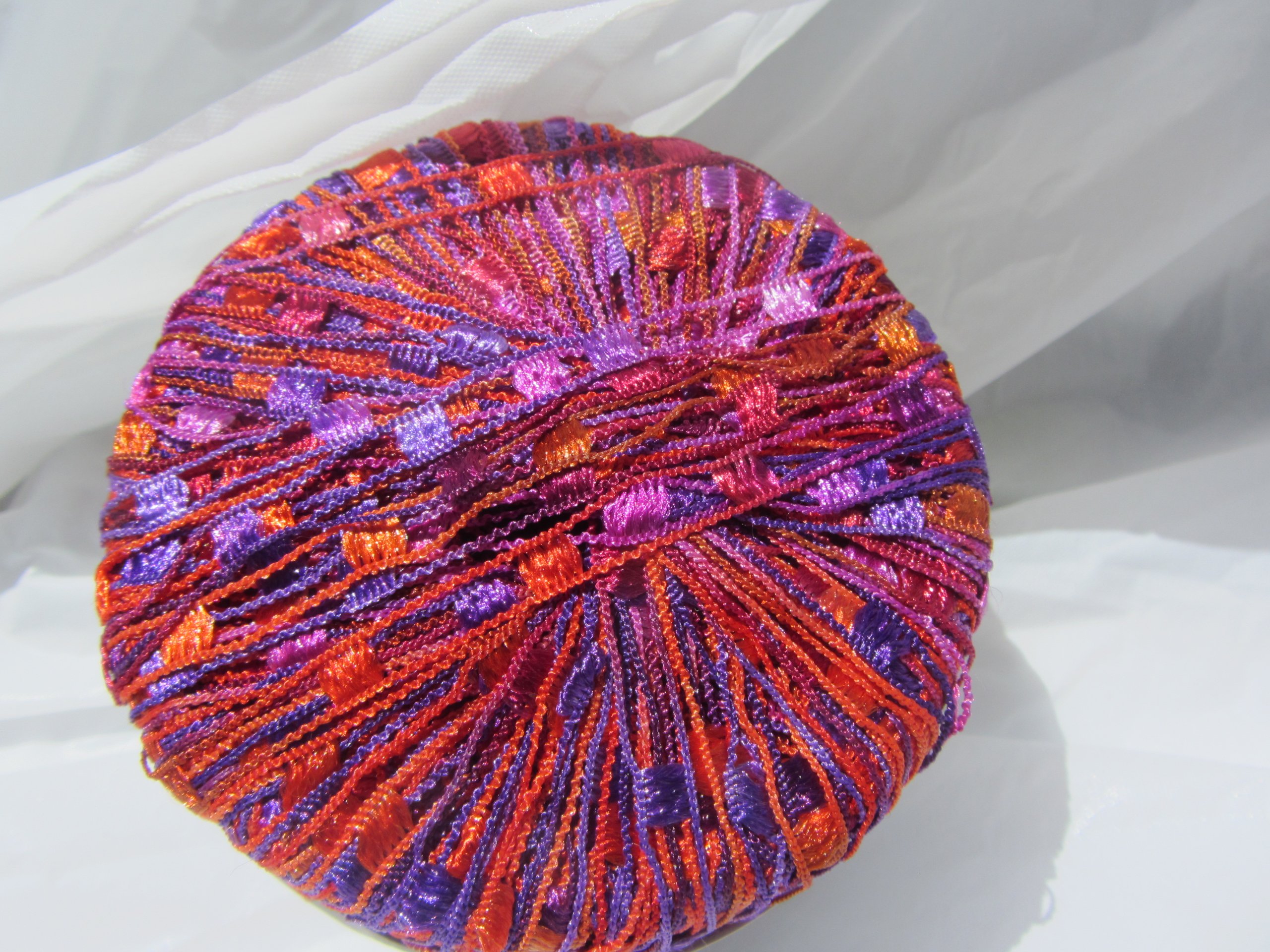 Knitting Fever Dazzle #112 Purples Fuchsia Yarn - Soft Acrylic Knitting & Crochet Yarn for Scarves, Hats & DIY Crafts