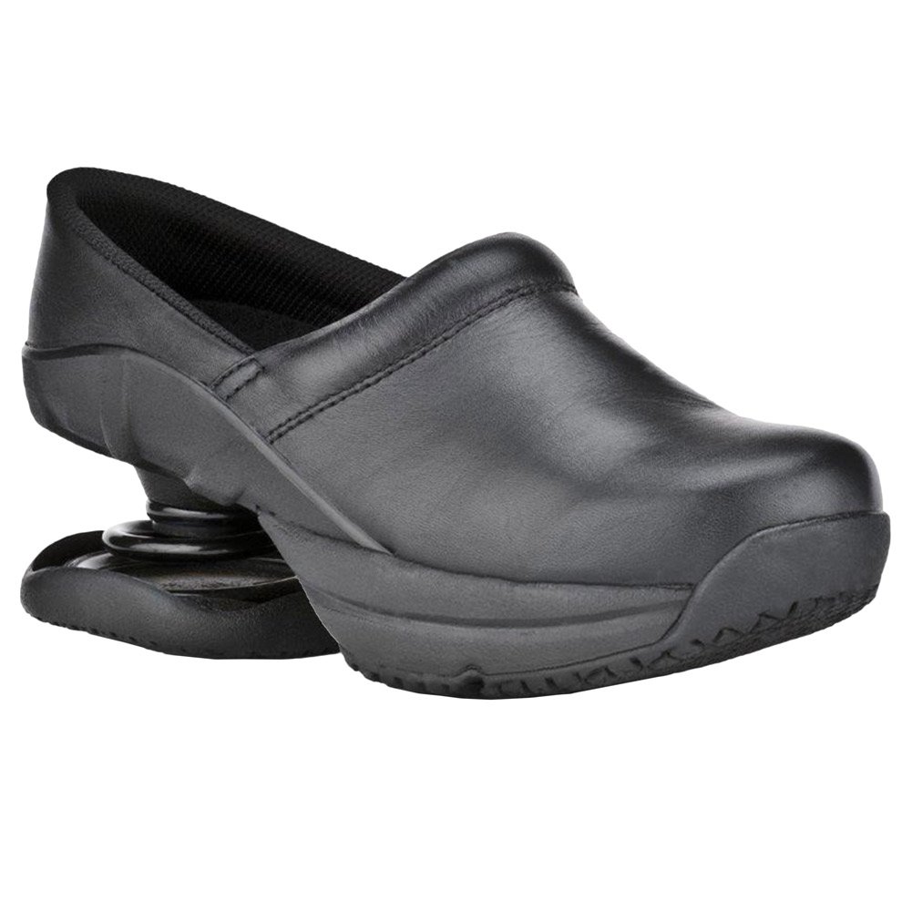 Z-CoiL Toffler Women's Orthopedic Clogs - Comfortable Leather Slip-On Shoes for Pain Relief & Foot Support - Open Coil Design - Perfect for Nurses, Teachers & All-Day Wear