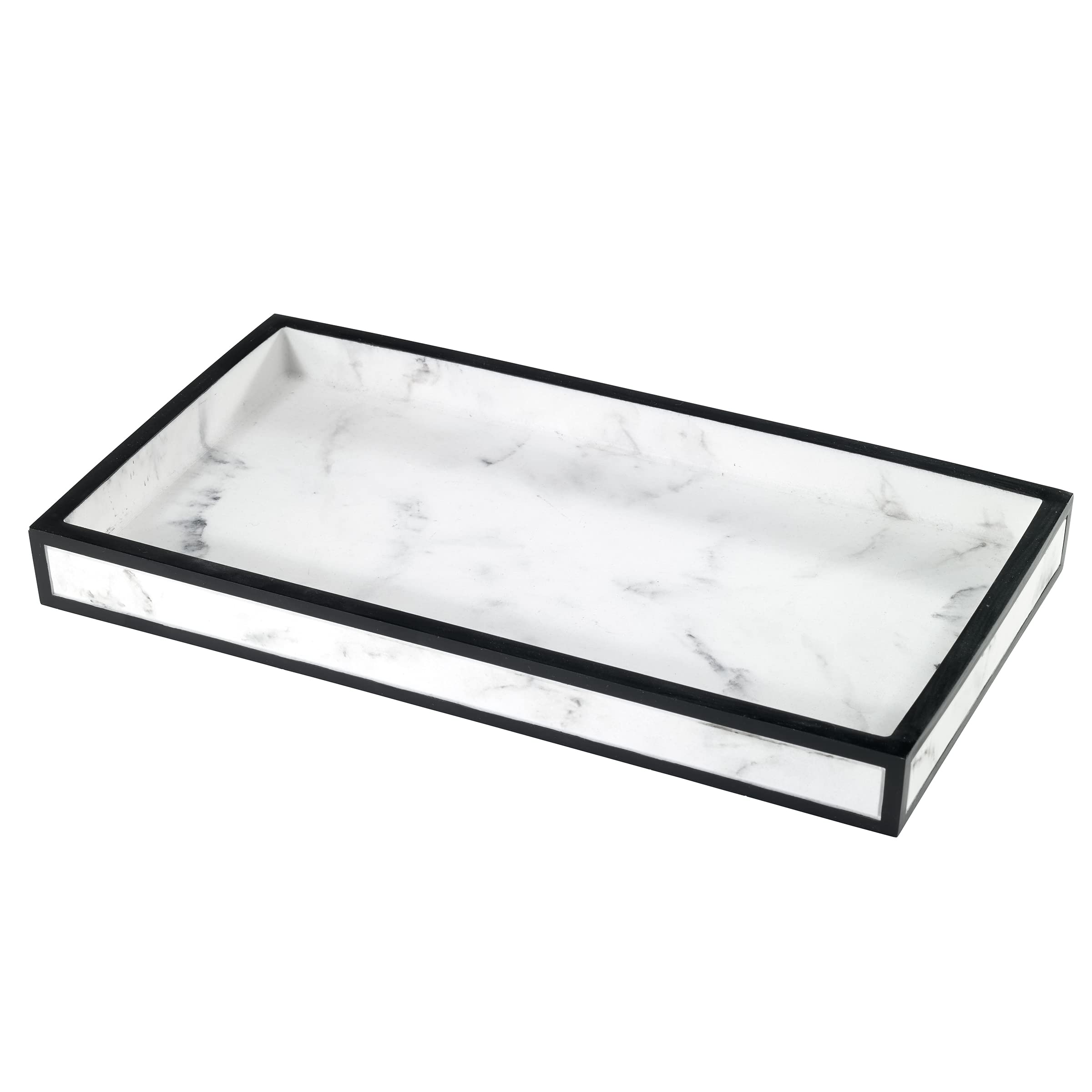 Avanti Linens Vanity Tray - Modern Bathroom Organizer for Jewelry & Perfume | Guest Bath Essentials | Jasper Collection Home Decor | Perfect for Vanity, Dresser or Spa-Inspired Bathroom Setup
