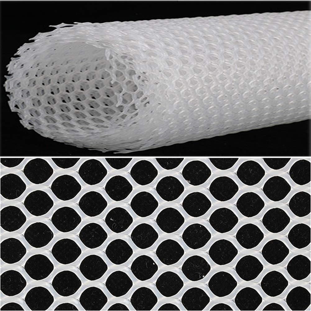 Plastic Poultry Fence Netting - Hexagonal Chicken Wire for Backyard Coops, Child Safety Barrier for Stairs & Balcony - Durable 0.5m x 2m Garden Fencing (Ideal for Poultry Farming, Pet Enclosures & Home Protection)