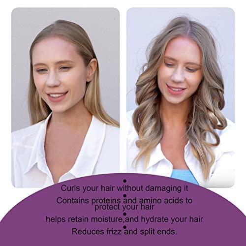 APOEM Heatless Curling Rod Headband - No Heat Hair Curlers for Overnight Curls with Hair Clips & Scrunchie | Silk Ribbon Hair Rollers Sleeping Curl Styling Kit (Gemstone Blue) | Perfect for Bedtime Styling, Salon-Quality Waves Without Damage