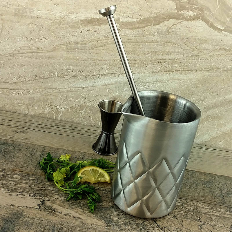 BarConic® Extendable Bar Spoon 6-18 Inches - Professional Cocktail Mixing Tool for Bartenders & Home Bars - Perfect for Stirring, Layering & Measuring Drinks