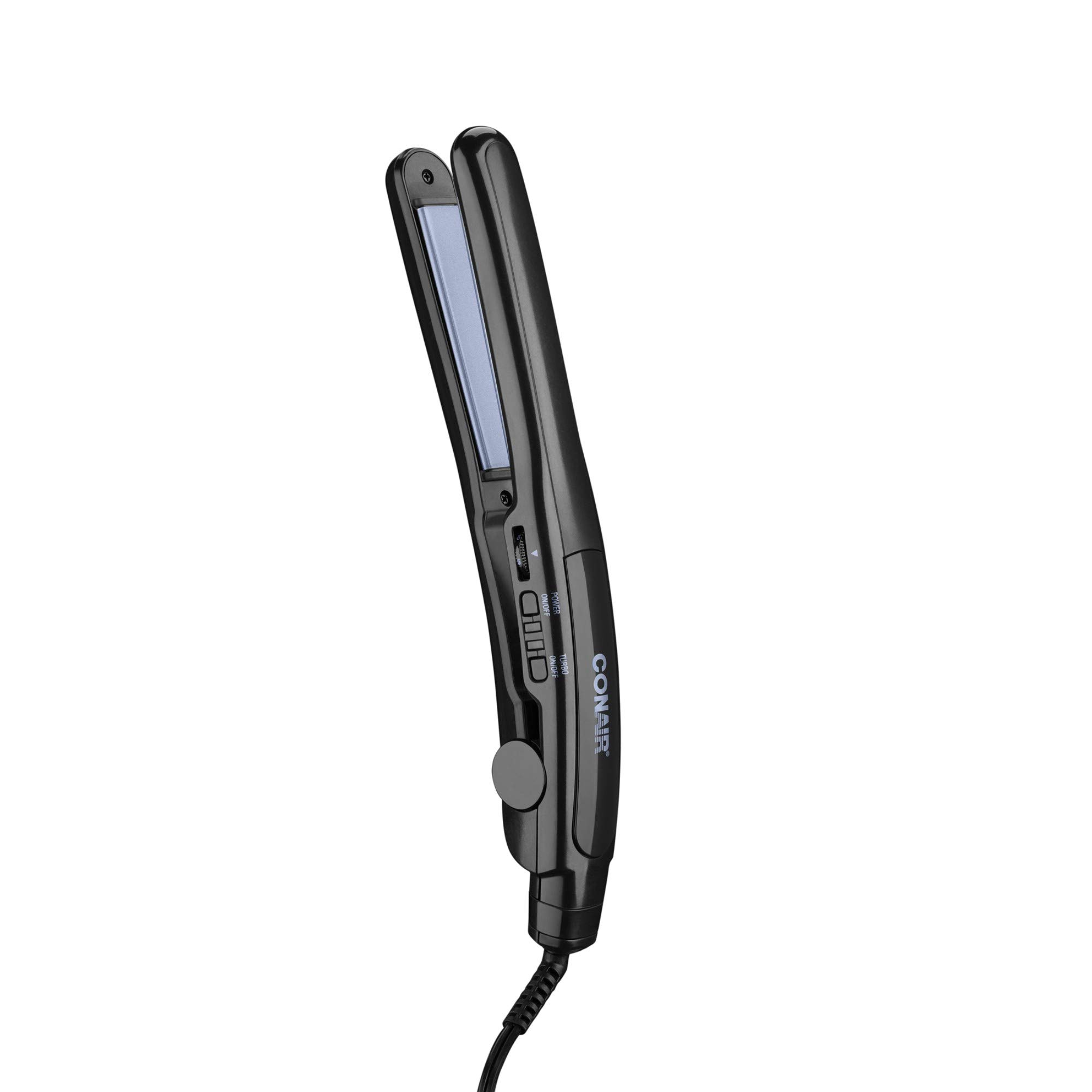 Conair Instant Heat Ceramic Hair Straightener 3/4 Inch - Fast Heating Flat Iron for Smooth & Shiny Hair - Perfect for Home, Travel & Salon Use
