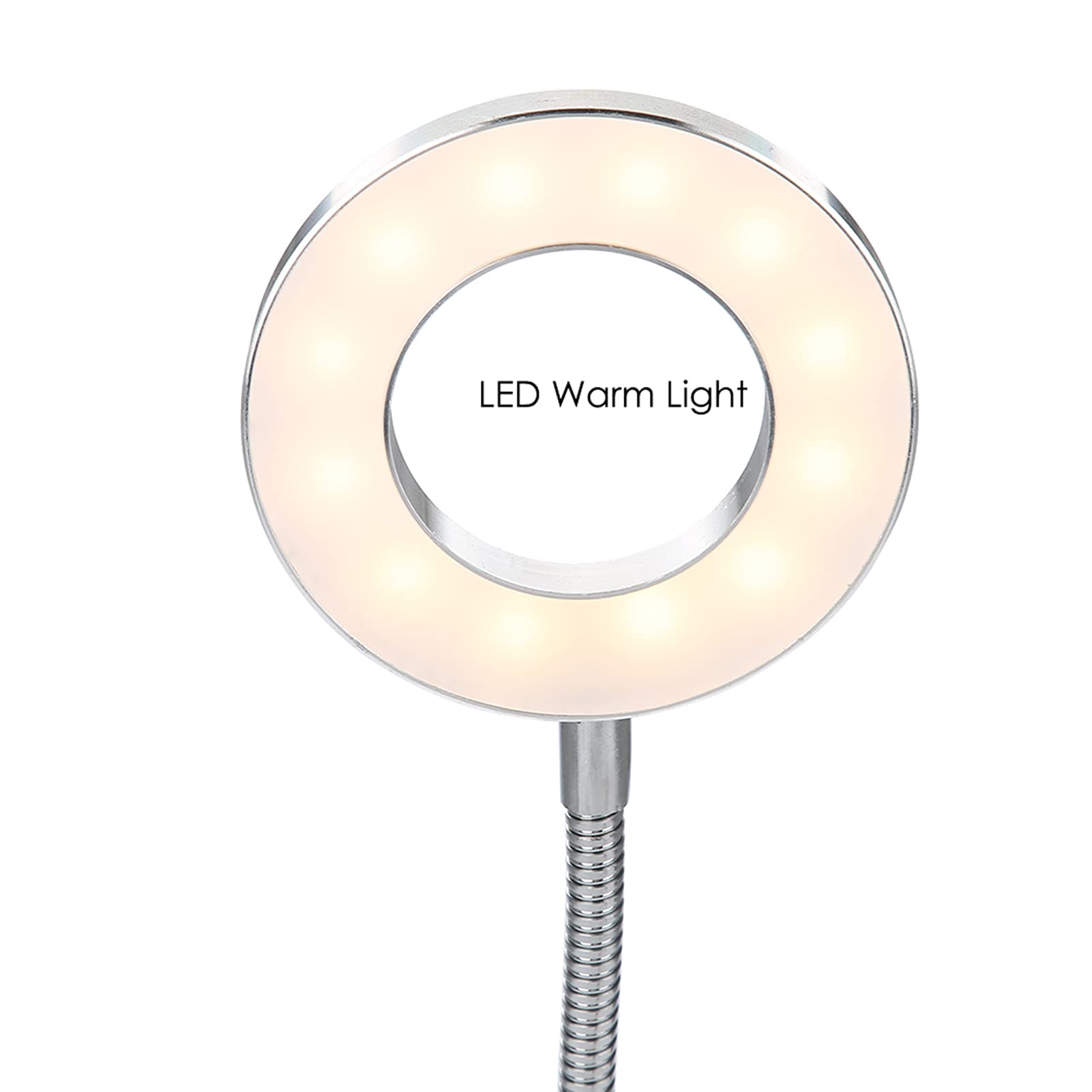 UBERSWEET® Clip Night Light - Dimmable LED Desk Lamp with Eye Protection, Flexible Gooseneck for Tattoo Artists & Beginners | Perfect for Eyebrow Tattooing, Reading & Bedside Use