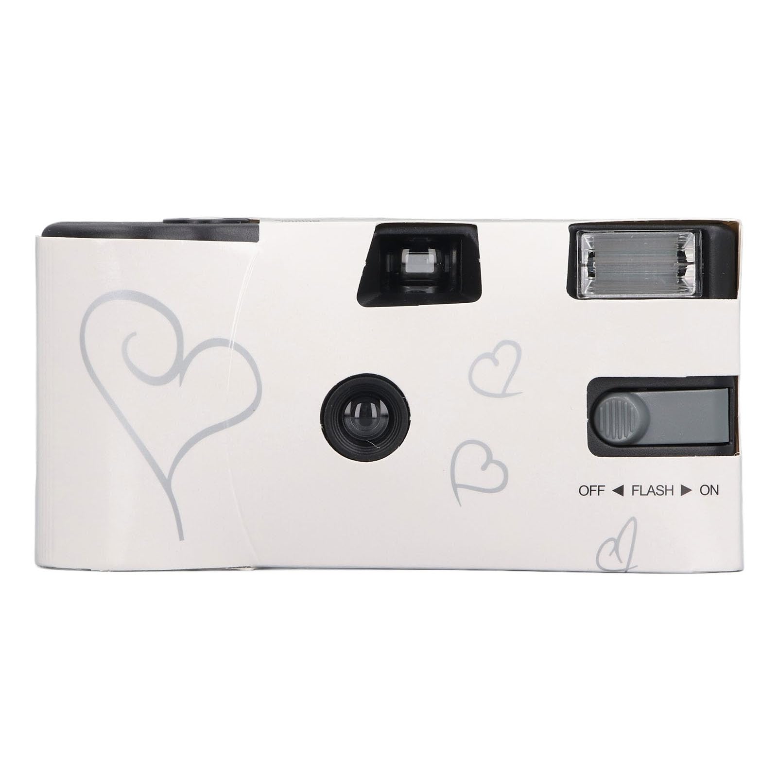 Disposable Camera with Flash - 27 Exposures 35mm Color Film, Retro Single Use Film Camera for Wedding, Anniversary, Birthday Parties - Perfect for Travel, Events & Special Moments