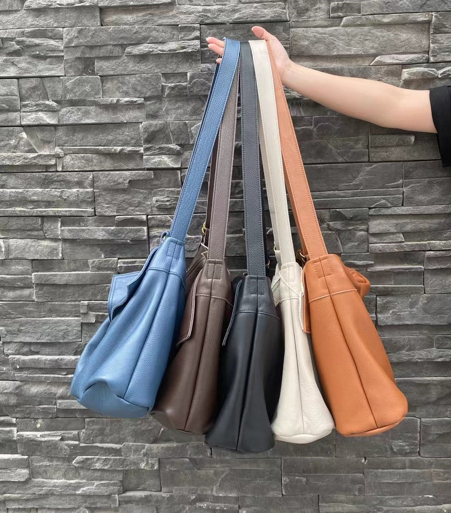 Soft Flap Shoulder Crossbody Bag for Women - Stylish & Lightweight Purse for Everyday Use, Work, and Travel