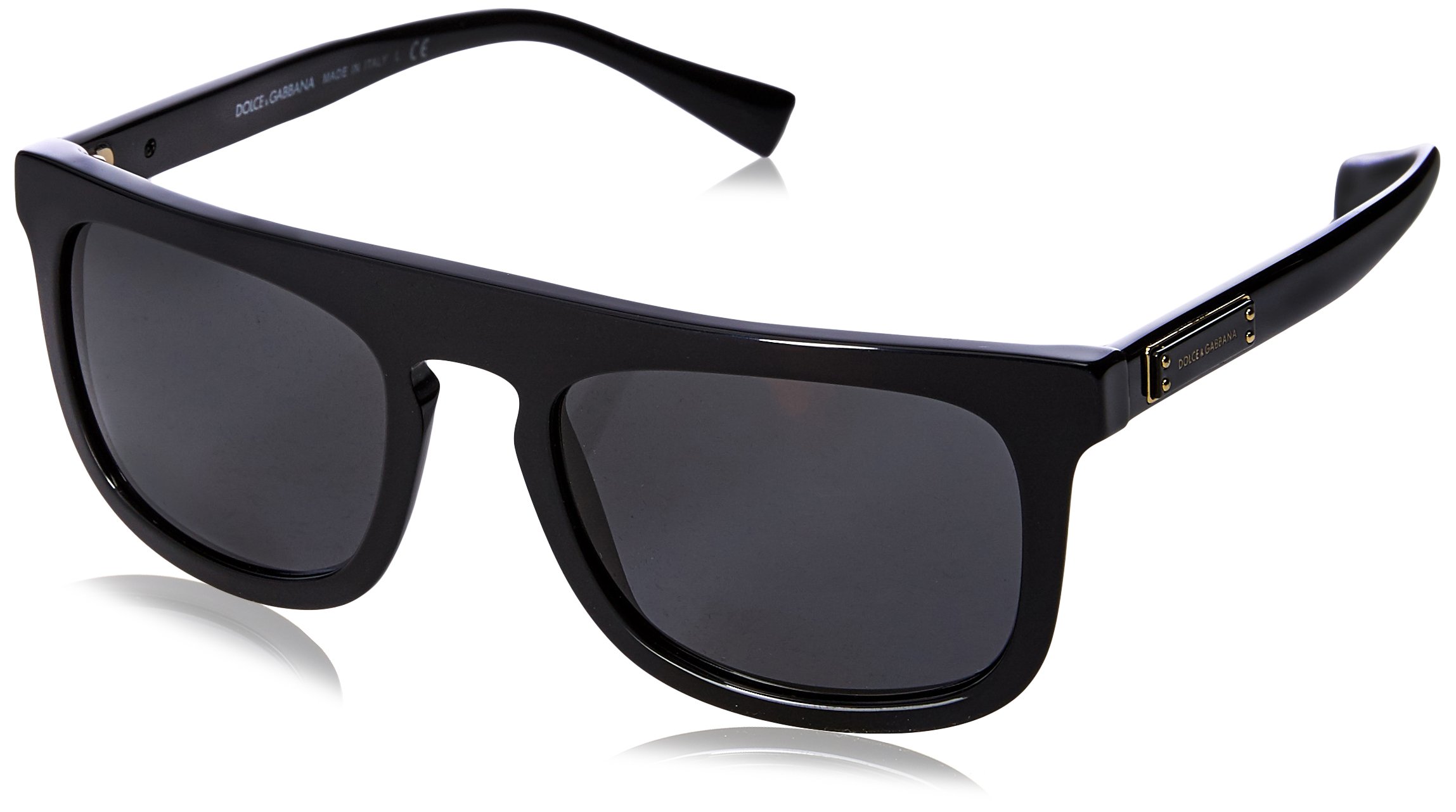Dolce & Gabbana Men's Square Acetate Sunglasses for Men - Stylish UV Protection Shades for Outdoor Activities, Driving & Fashion