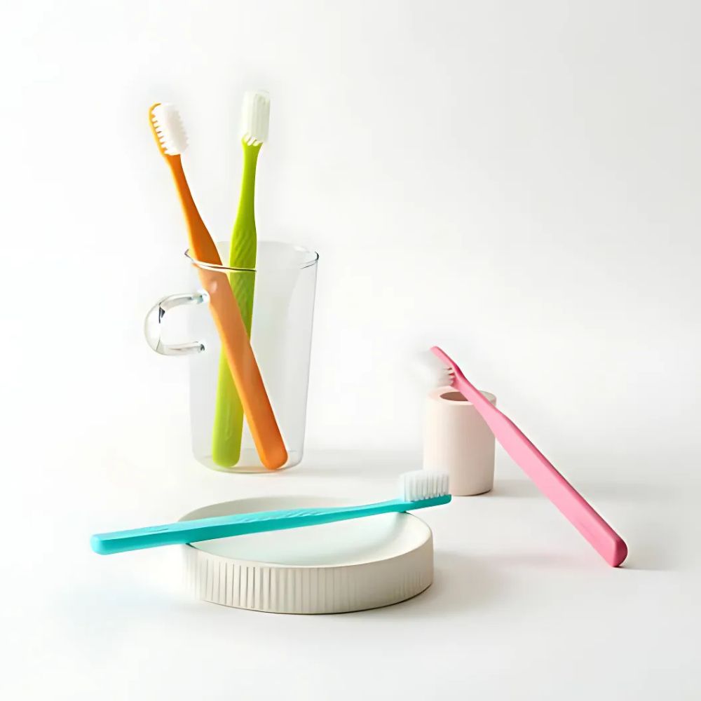 Aquapick Super Soft Toothbrush 4 Pack - Gentle Bristles for Sensitive Teeth & Gums - Perfect for Travel, Daily Oral Care & Family Use